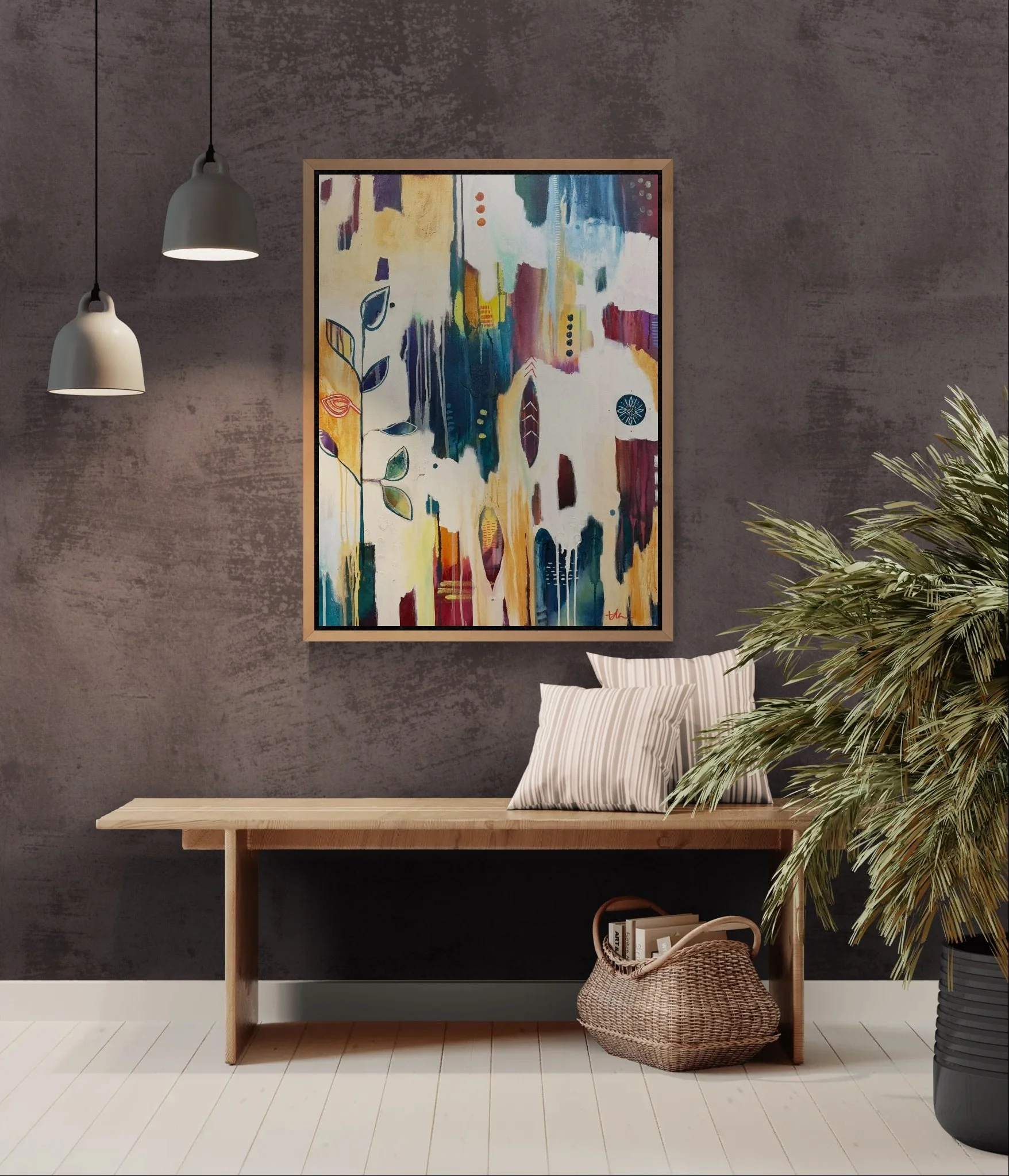 A Wildlife Calls 30"x40" on the wall.JPG