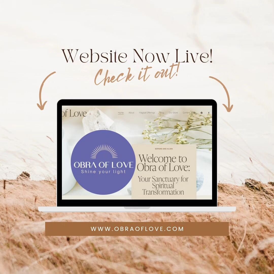 Obra of Love is officially live! 🔮✨ We're a holistic curandera store and services hub, offering a variety of ways to heal your body, mind, and spirit. 
Visit our new website, www.obraoflove.com, to learn more about our offerings and to book your app