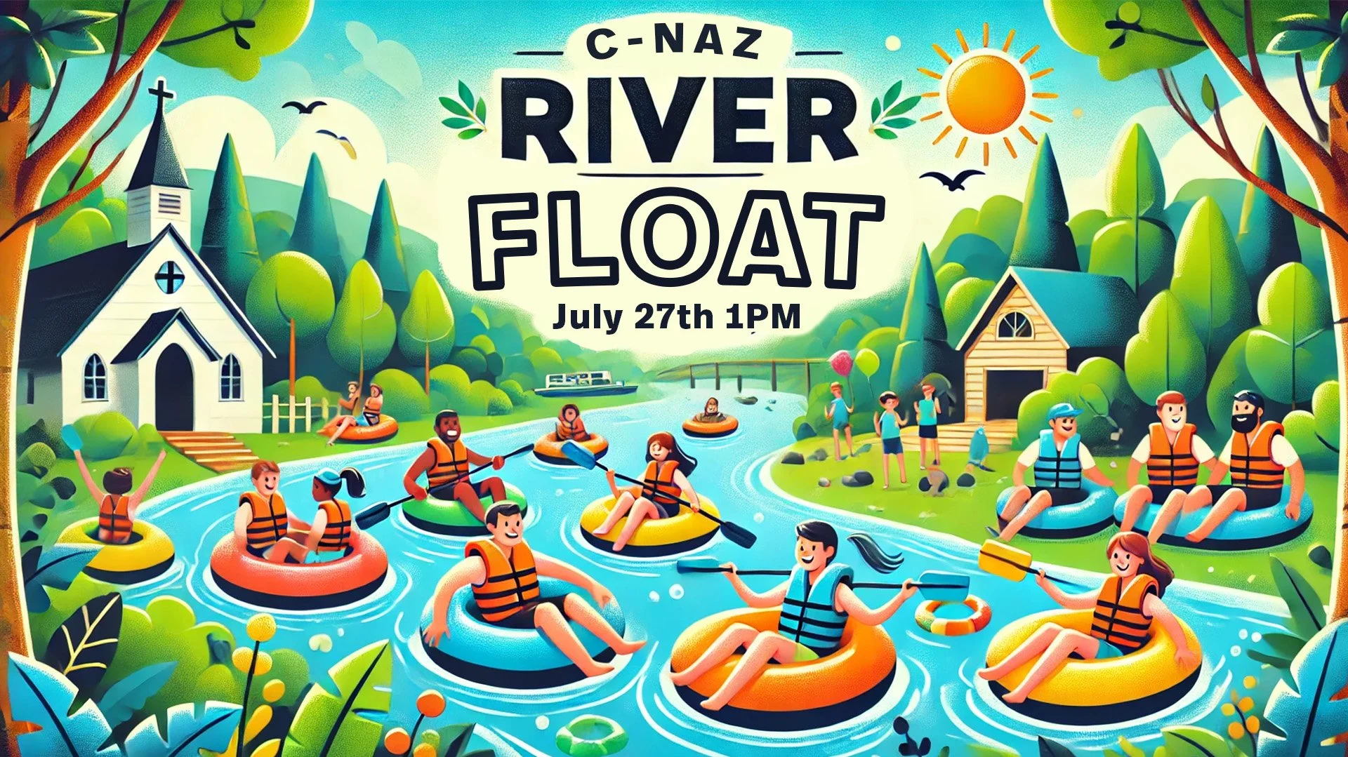 All Church River Float