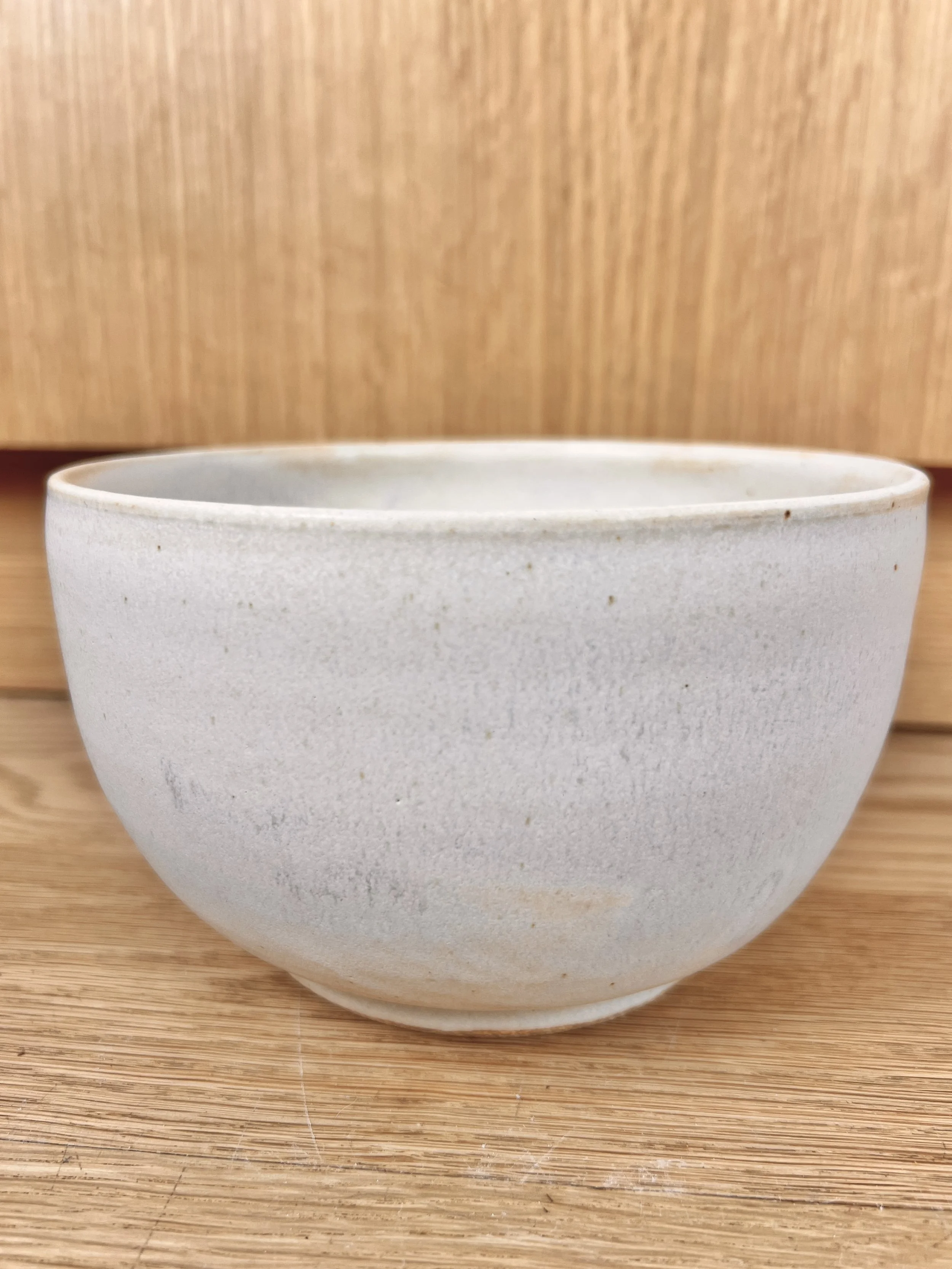 Matte White Ceramic Serving Bowl