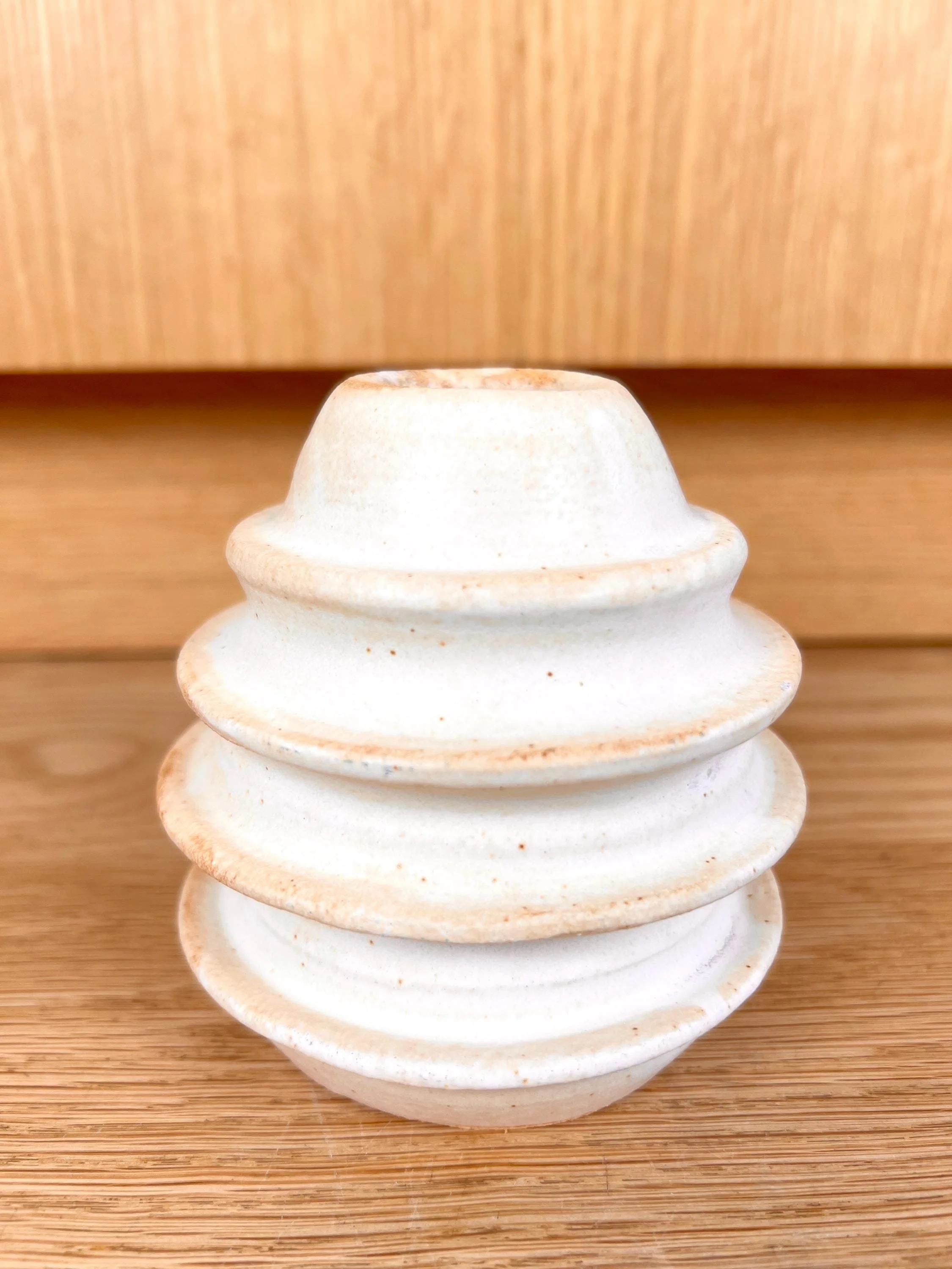 White Ceramic Bud Vase