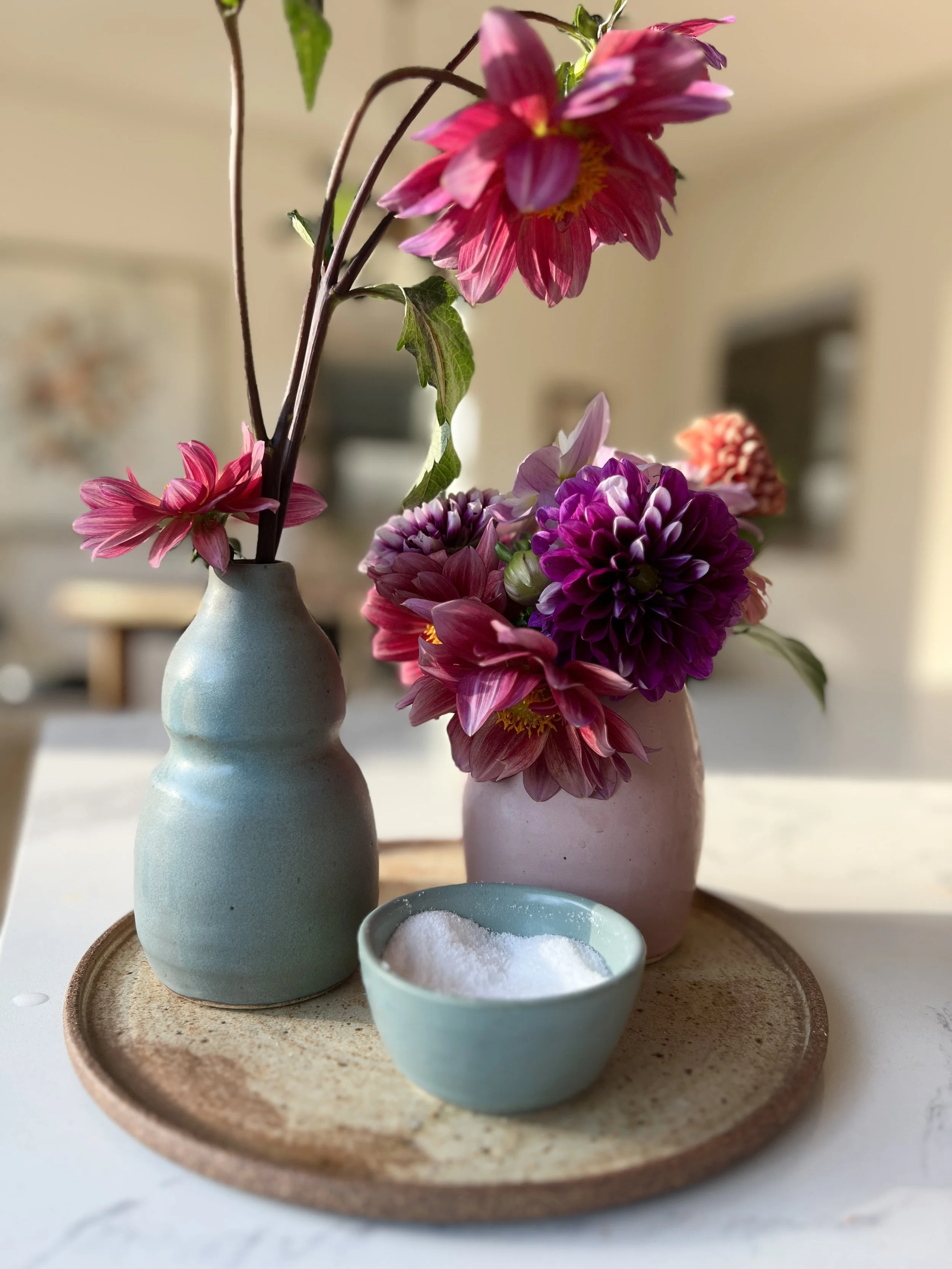 Light Blue Bud Vase