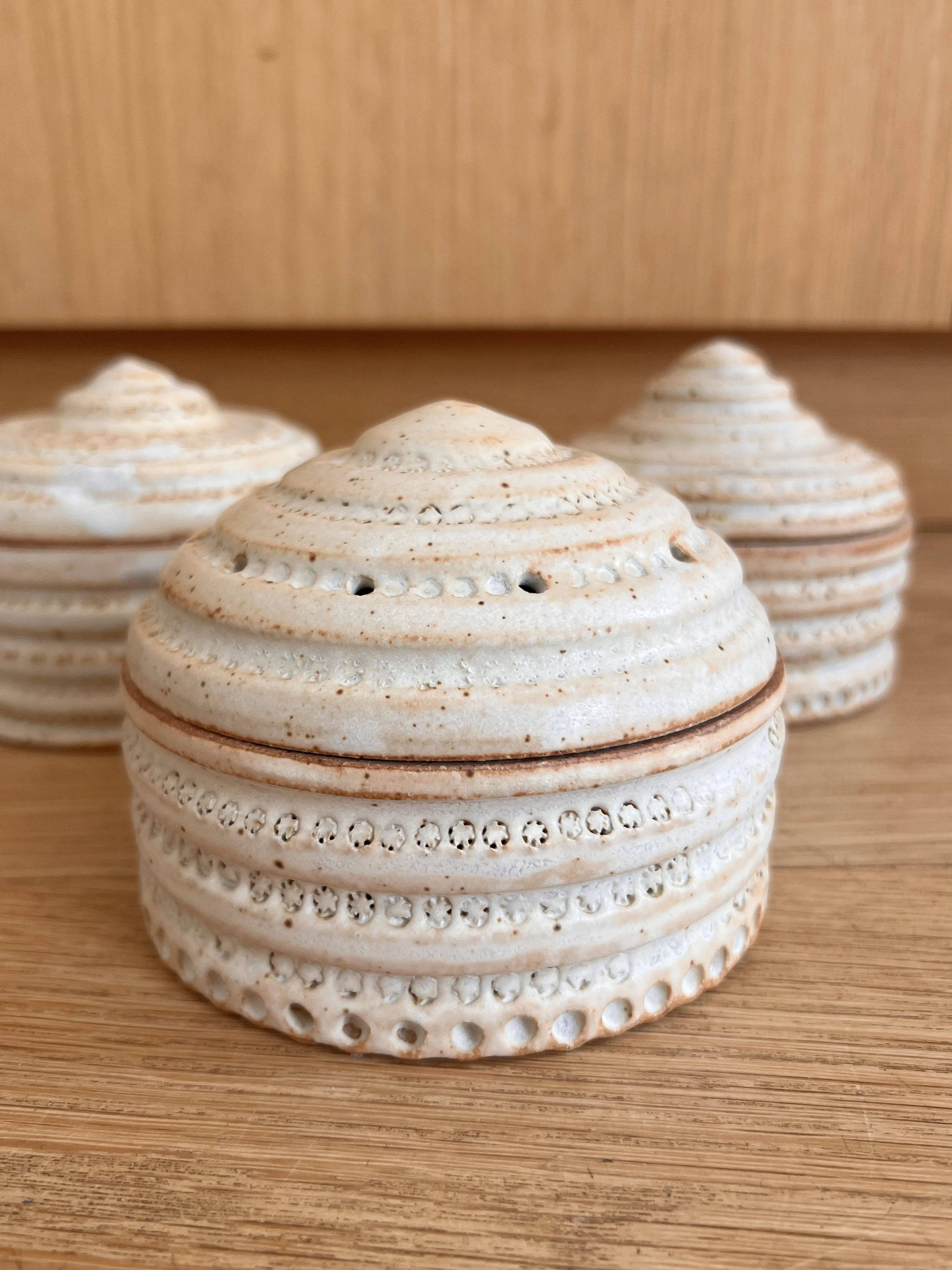 Handmade Ceramic Jewelry Box / Trinket Dish #3