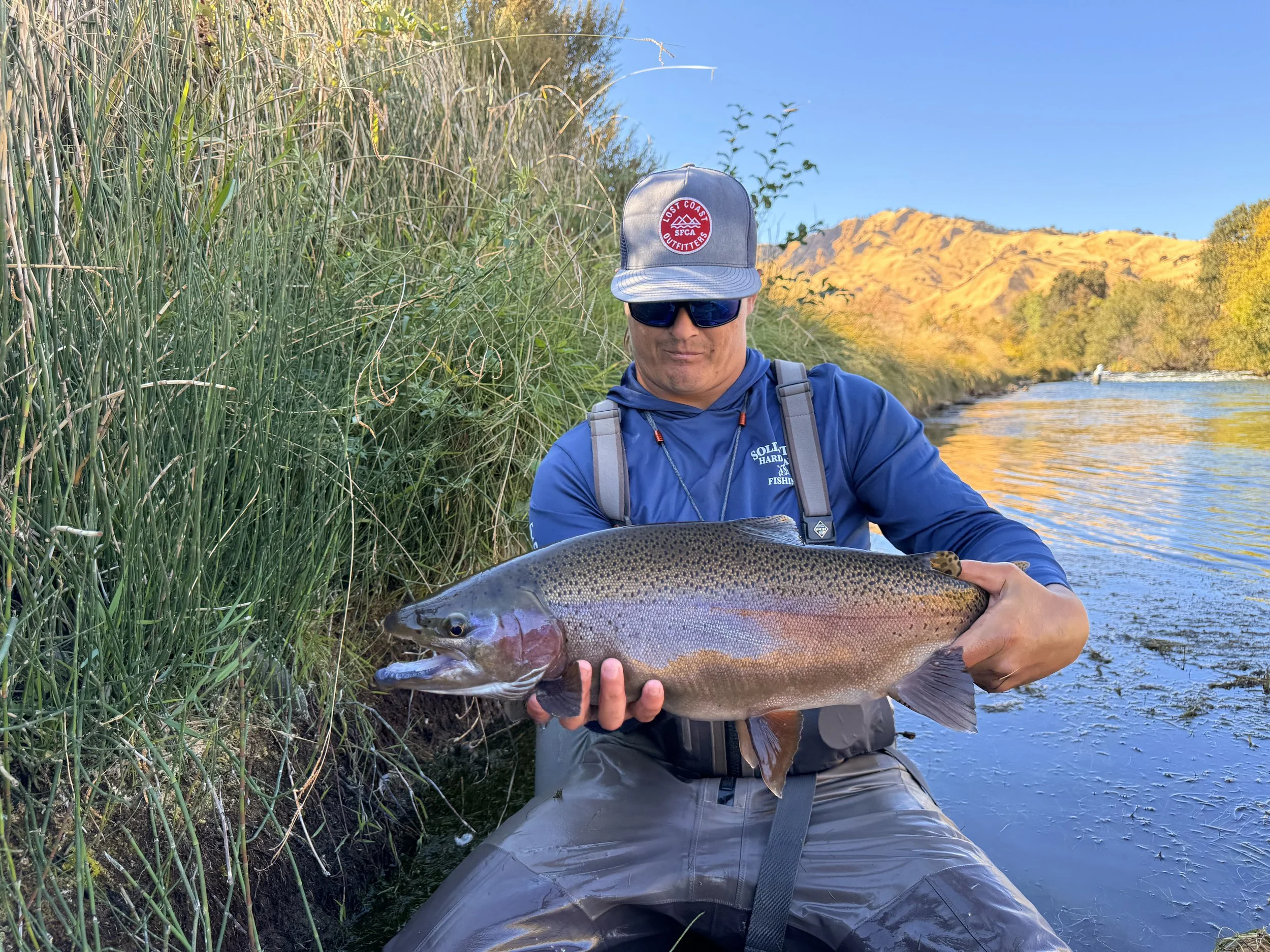 Johnny Feaster Local Fishing Guide on Putah Creek with Feaster Fishing