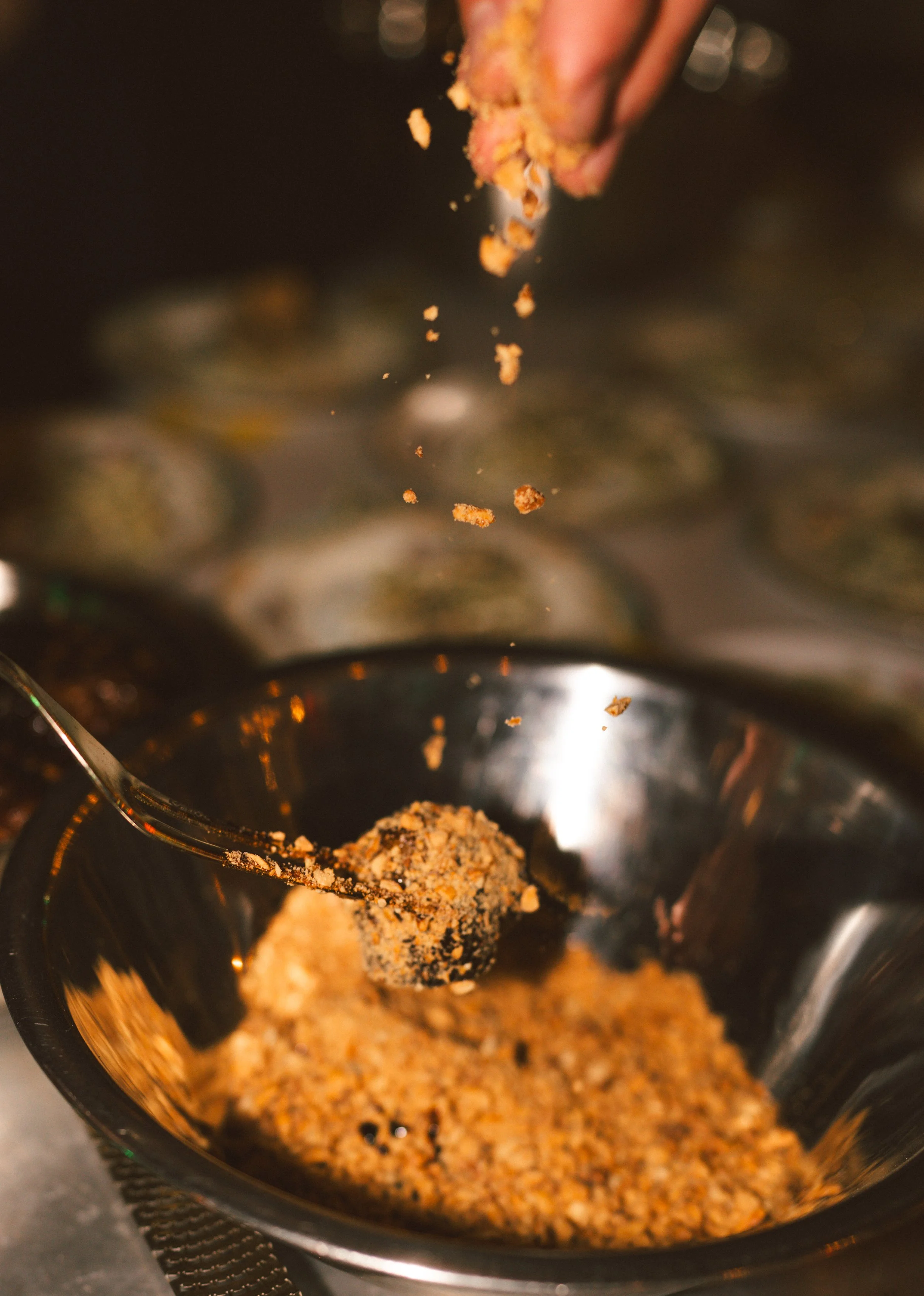 Sausage Rocher Sprinkled in Peanuts