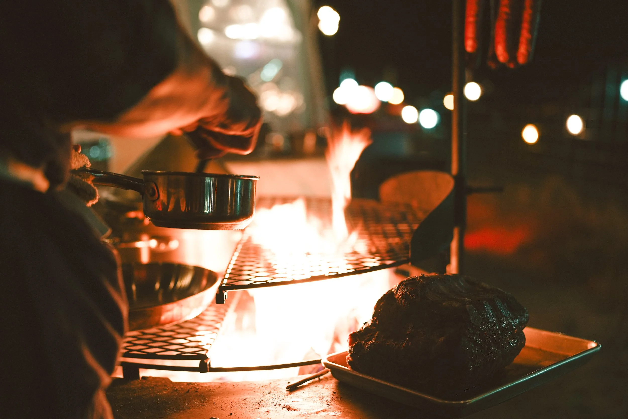 Oktoberfest Popup Castel Meat Fire Outdoor