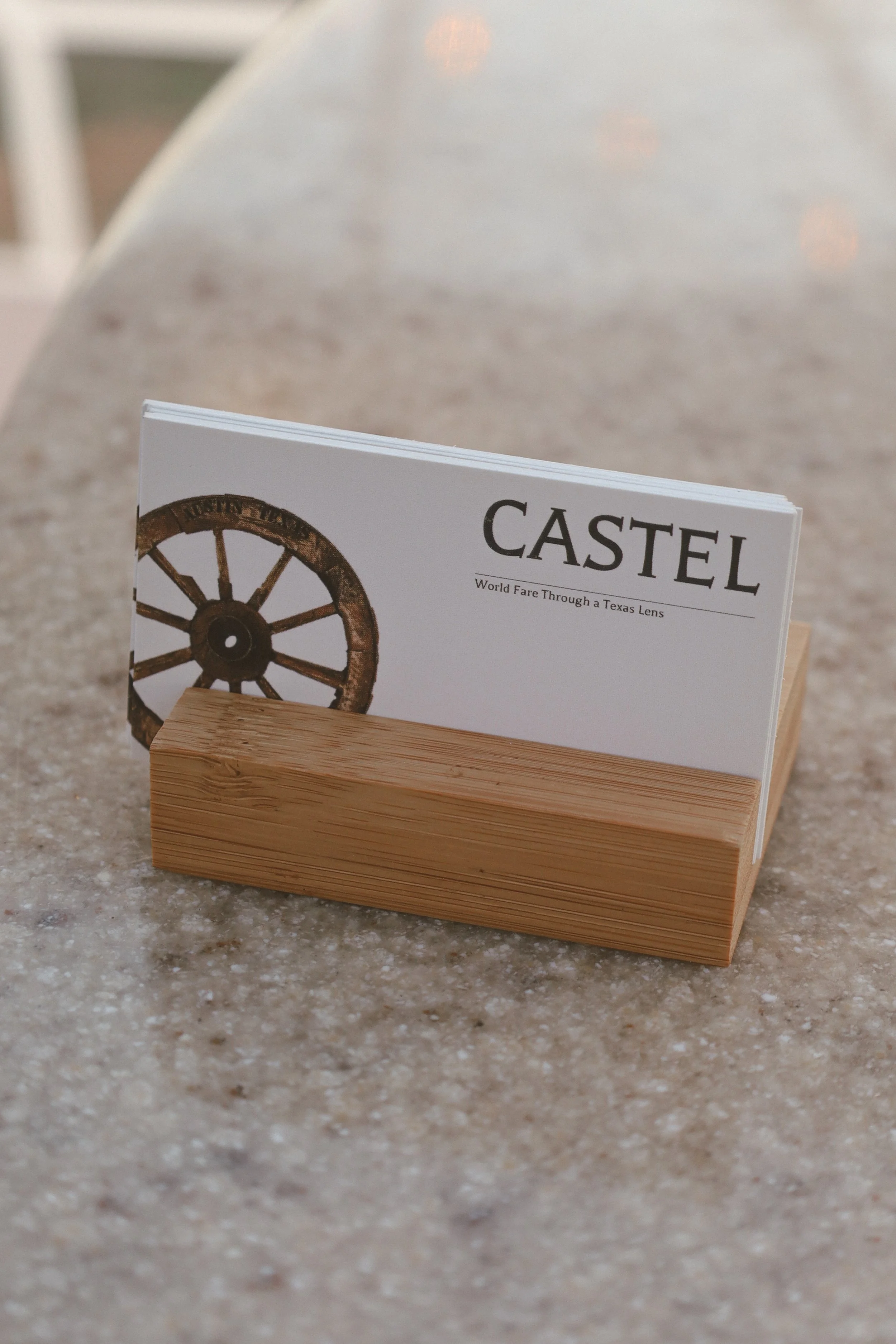 Castel Business Card for Private Event Catering