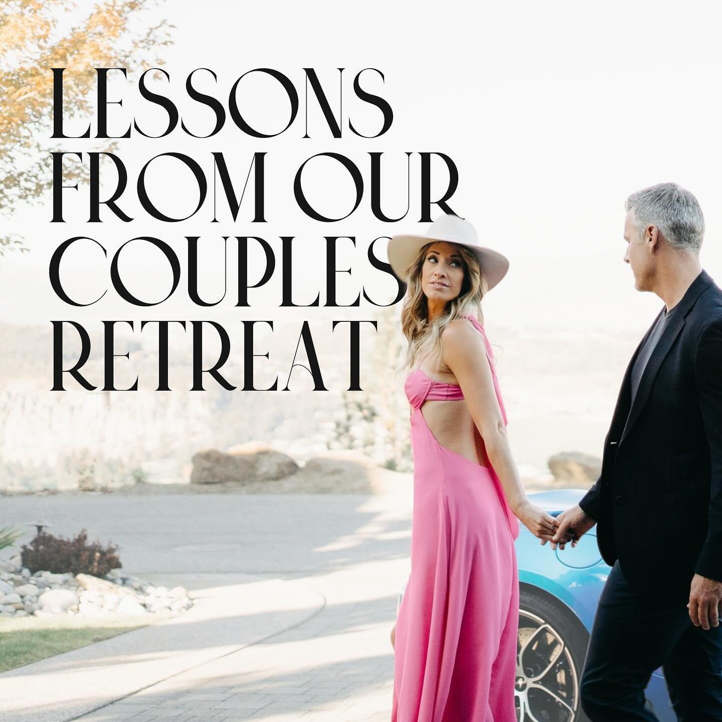 Do you want to create a positive shift in your marriage but don&rsquo;t know where to begin?⁣ 🚀 
⁣
After hosting our first couple retreat in Cabo with 10 incredible couples, I wanted to share my FIVE main takeaways that can change the game for your 