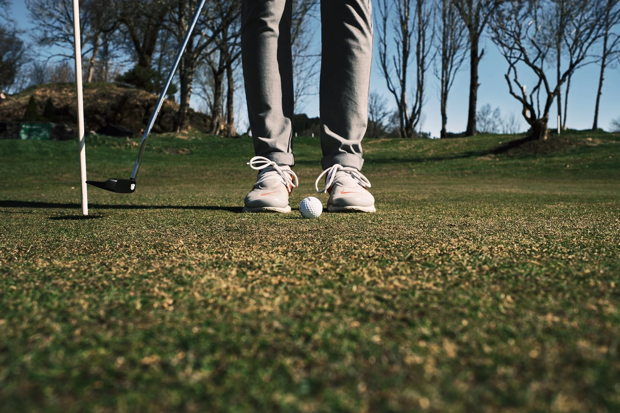 Portrett av golfspiller