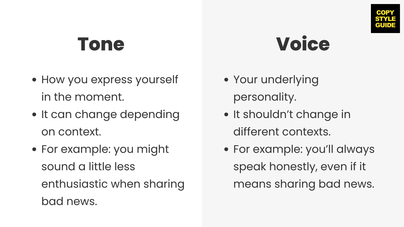 Examples Of Tone Of Voice