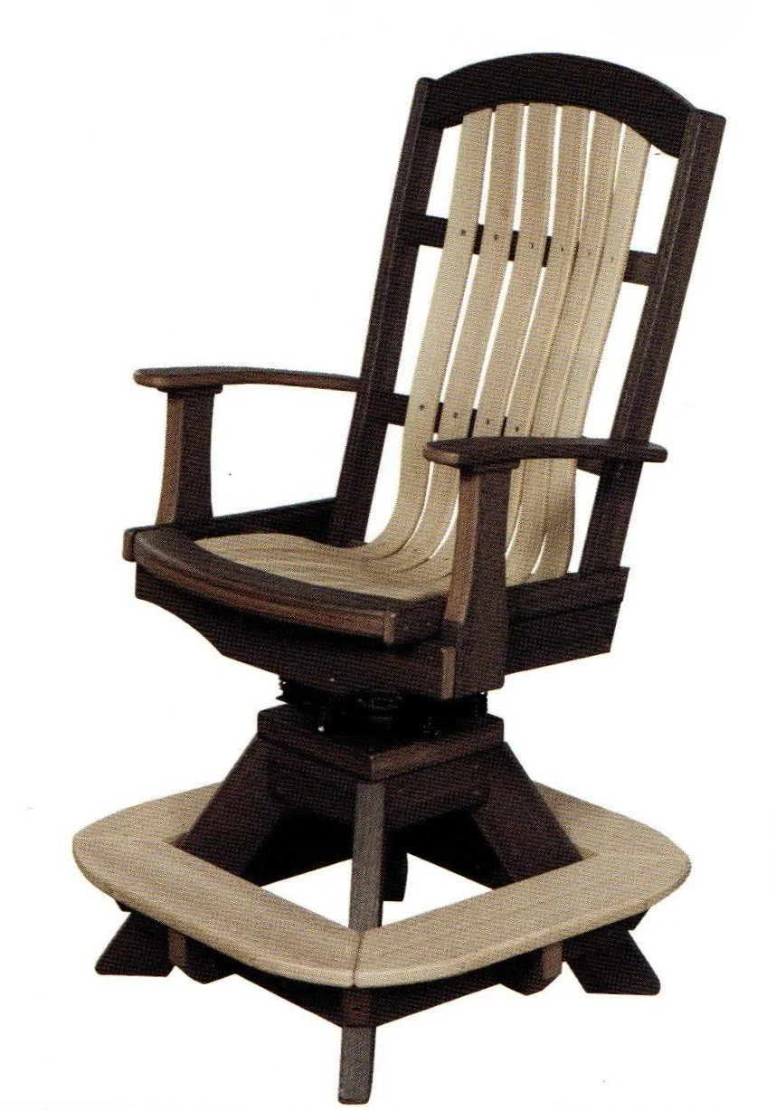 76  swivel, with rocker, counter height  #14   (also available in bar height #15)