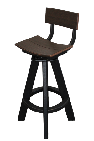 1085  Bar stool with back  (available in counter and pub ht.)