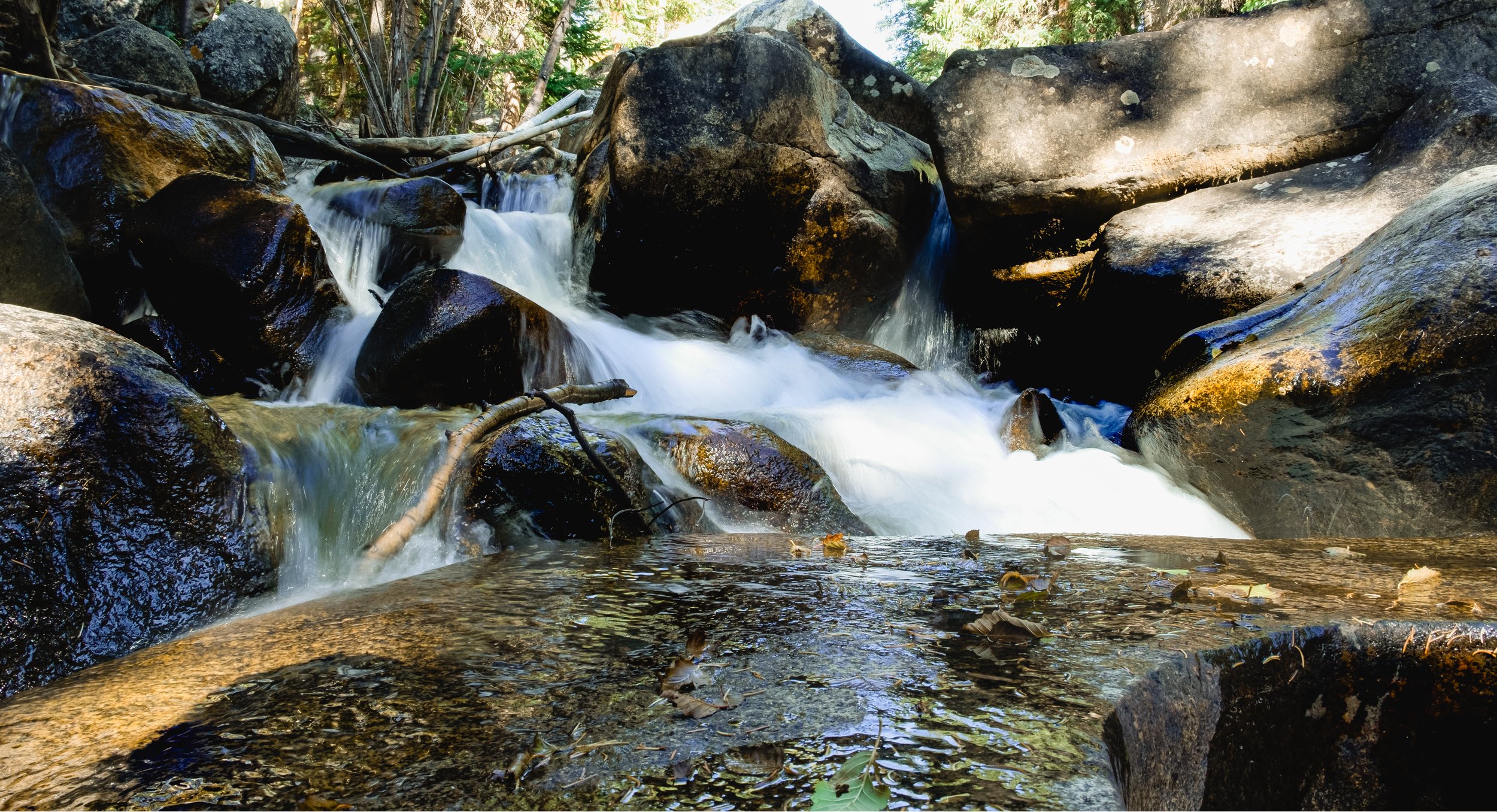 Weller Lake Train waterfall #2