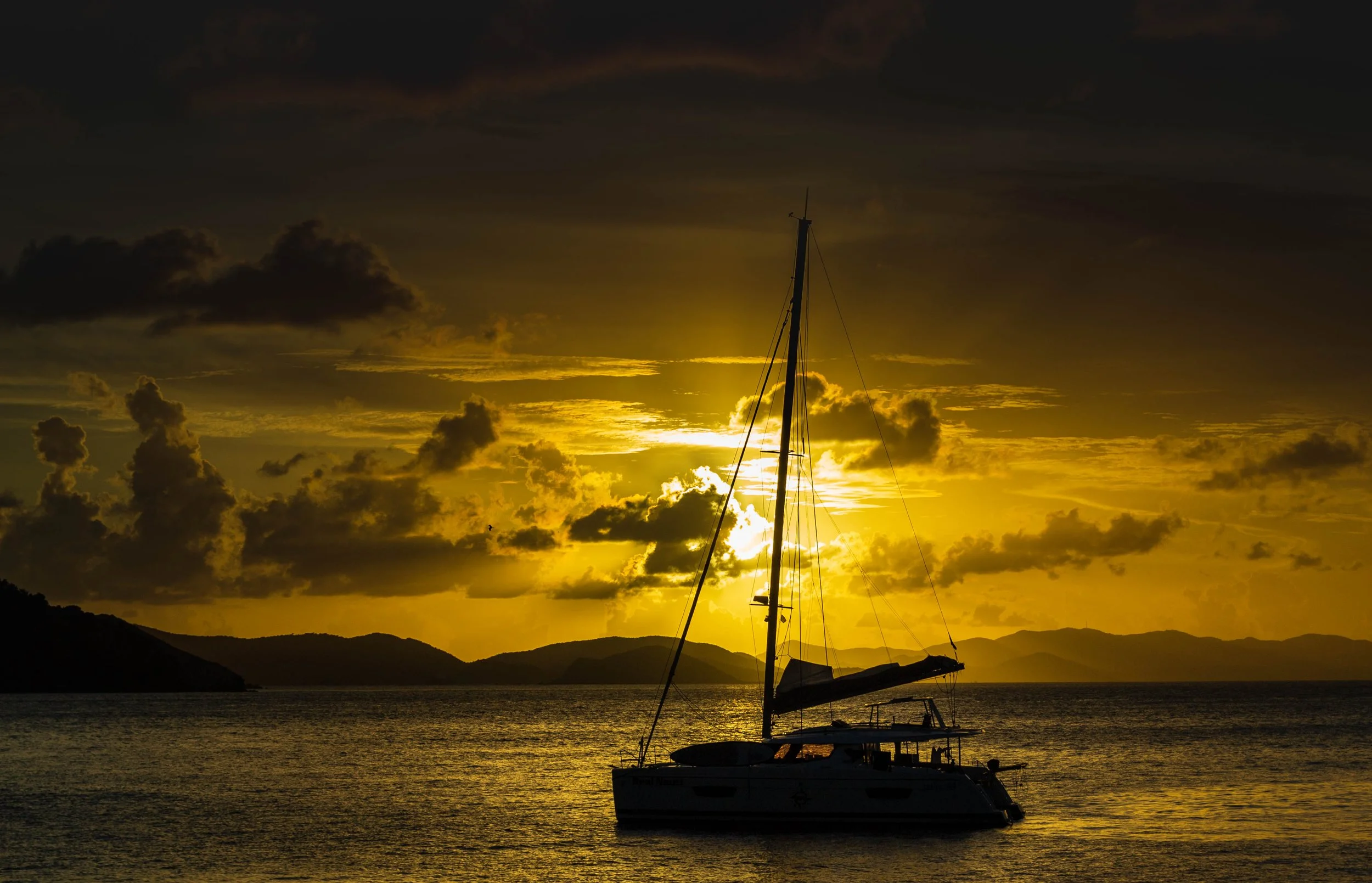 BVI sunset