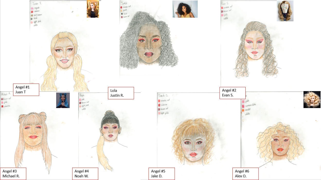 "Day Drag" look Makeup Maps