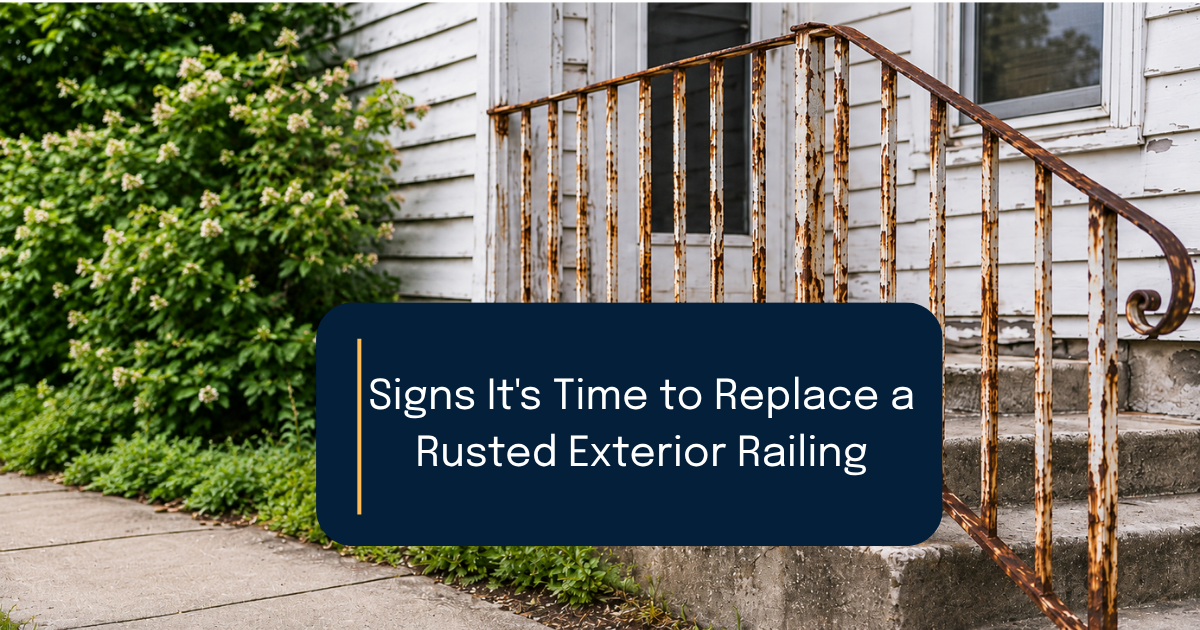 Signs It's Time to Replace a Rusted Exterior Railing