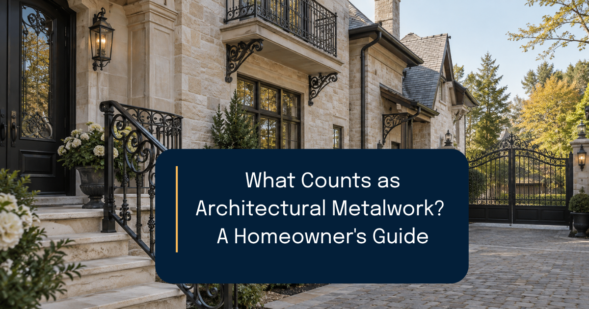 What Counts as Architectural Metalwork? A Homeowner's Guide