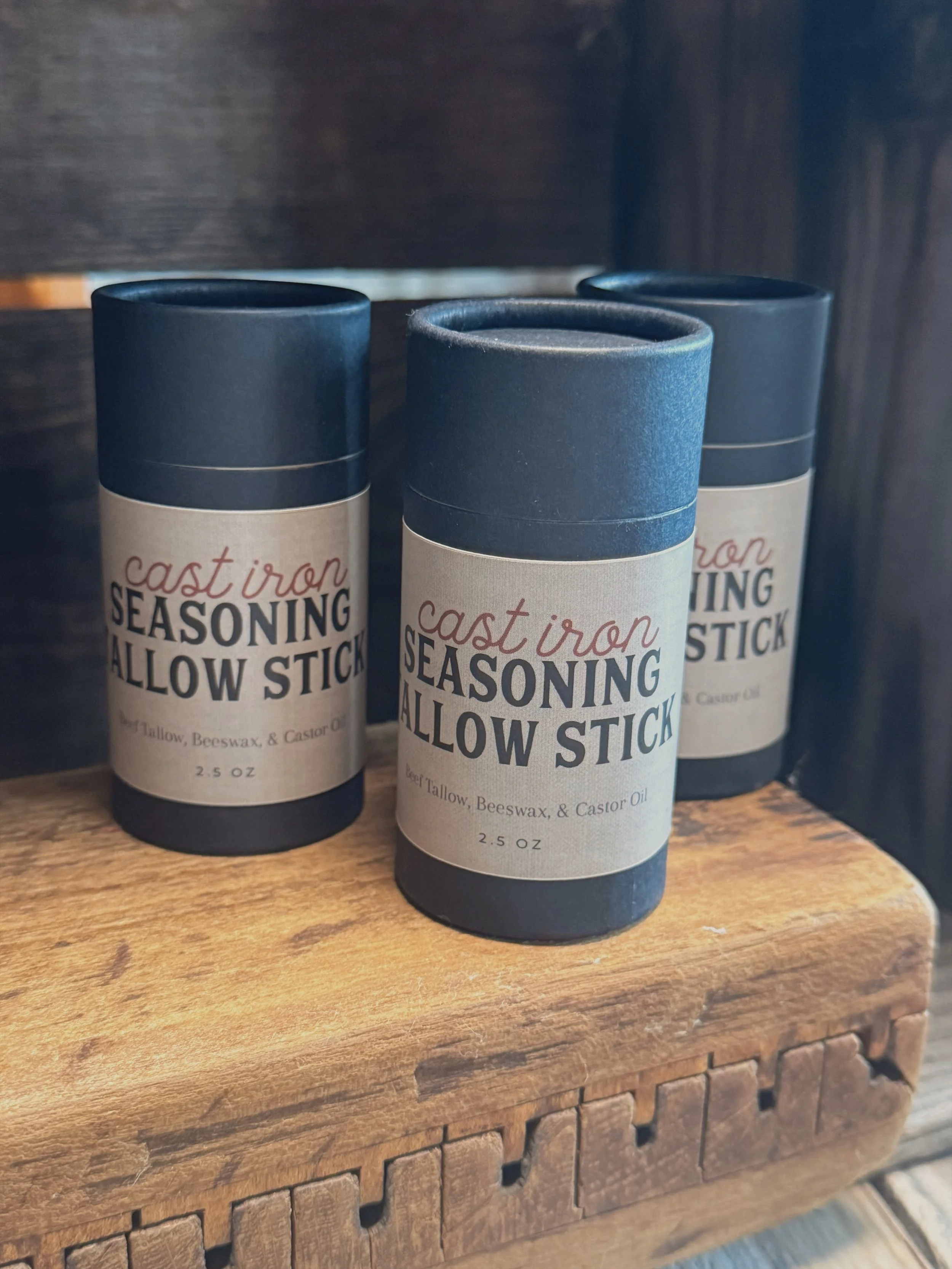 Cast Iron Seasoning Stick