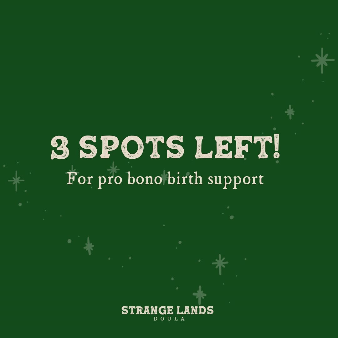 I am offering a few pro bono births right now, and I only have spots for 3 more! DM me if you&rsquo;d like to set up a consult ❇️

#probonodoula #doula #doulaservices #portlanddoula #vancouverdoula #birthworker