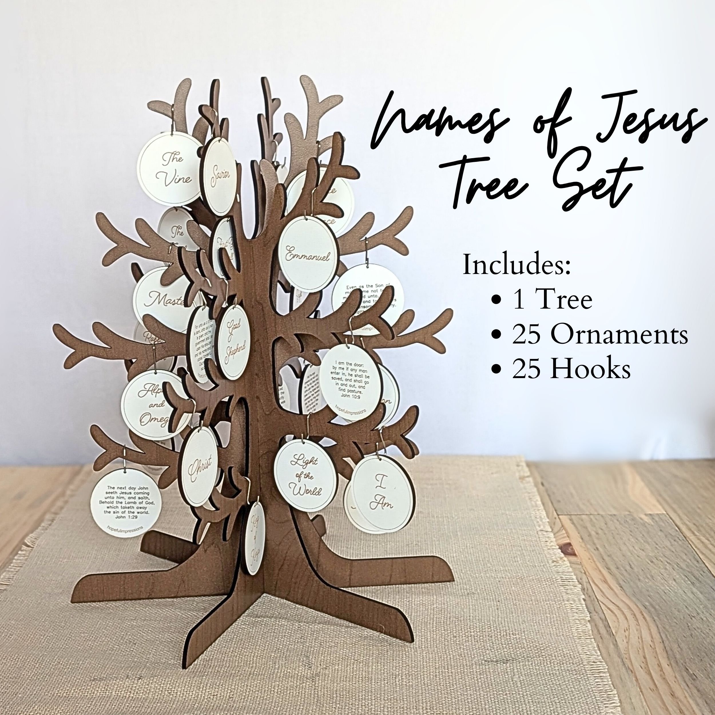 Names of Jesus Tree Set