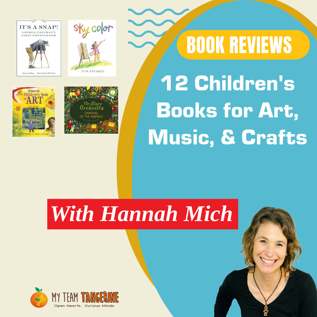 Exploring art, art history, crafts and music with your children helps them learn self-expression. Reading books exploring these topics further cultivates your child's creativity and imagination. Join Hannah as she shares some of her and her children'