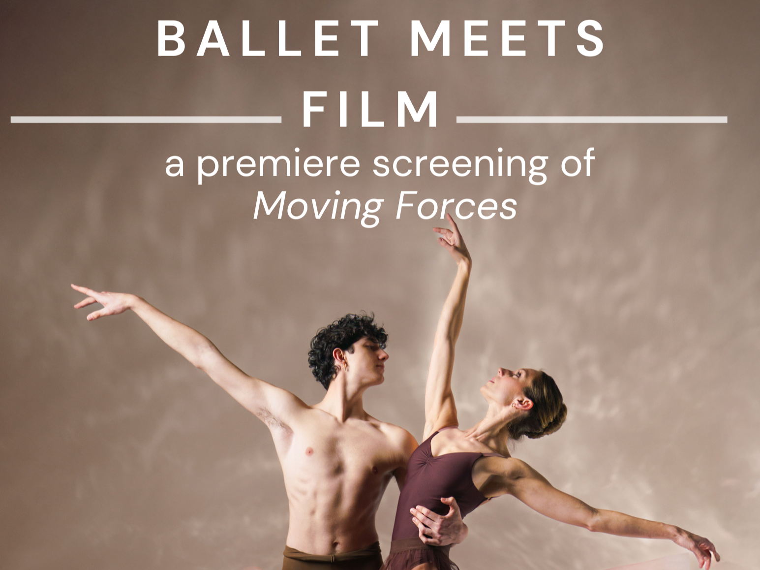 ballet meets film:  a premiere