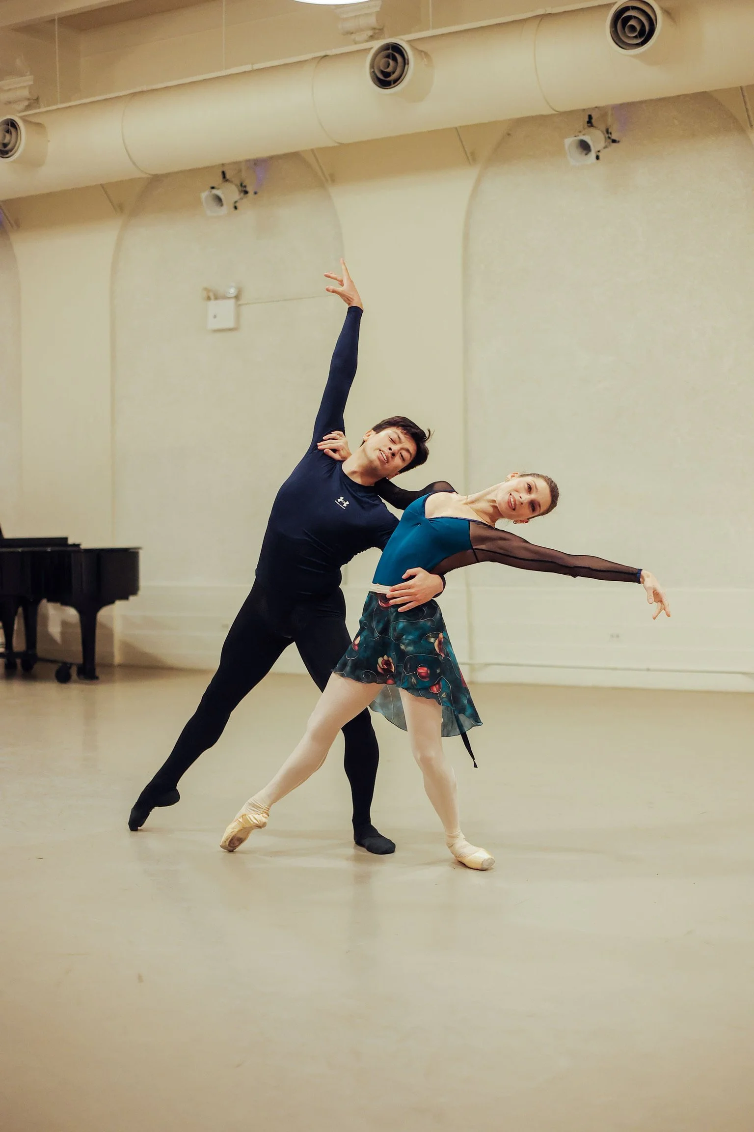 Open Rehearsal event at New York City Center with Dancers Kyle Torres-Hiyoshi and Heather Nichols
