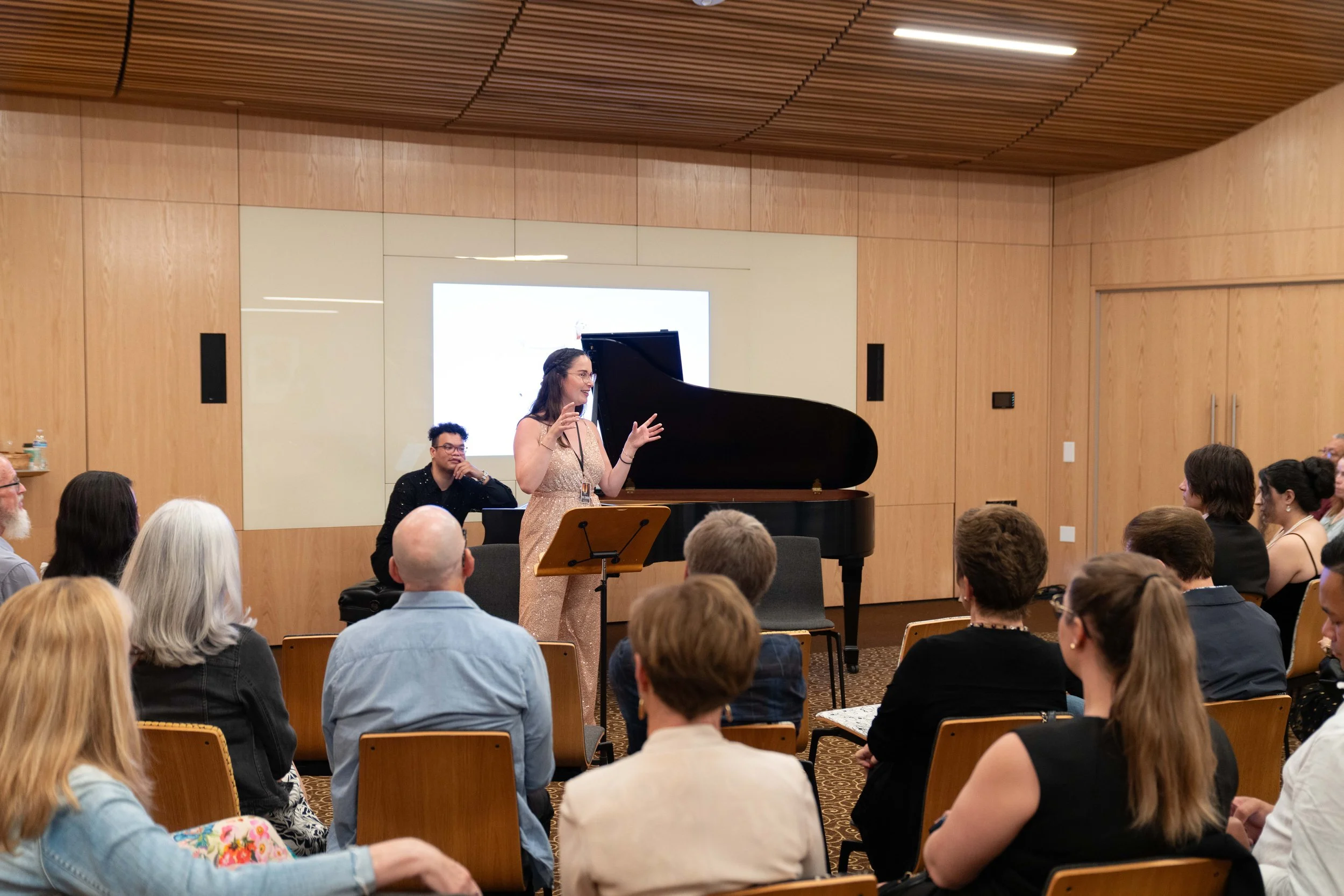 Free pre-performance talk, and outreach initiative to engage audiences on a deeper level, and bring them behind the scenes in the work they are about to experience.