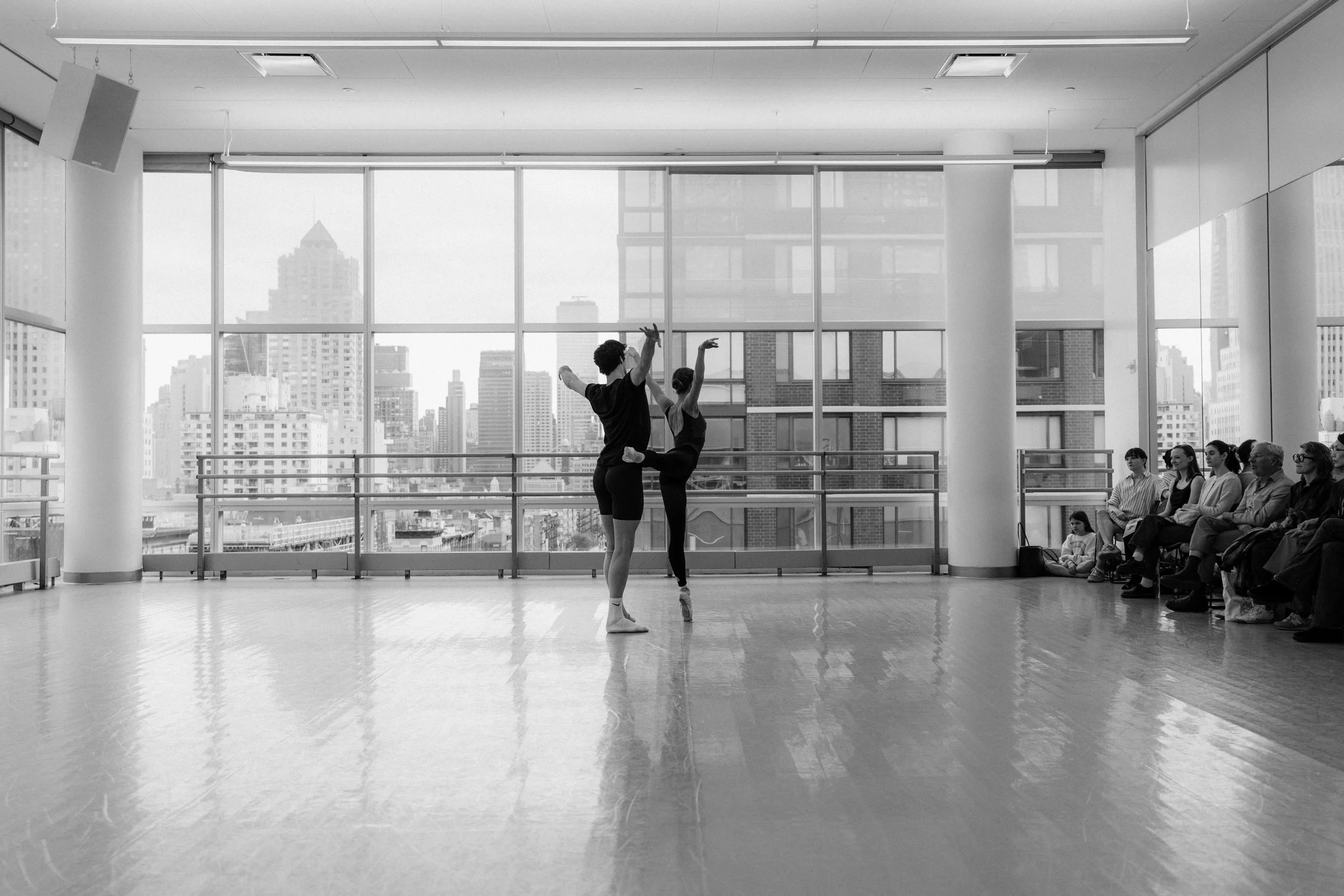 Open rehearsal event, pay-what-you-can structure, inviting audiences in to experience the rehearsal process