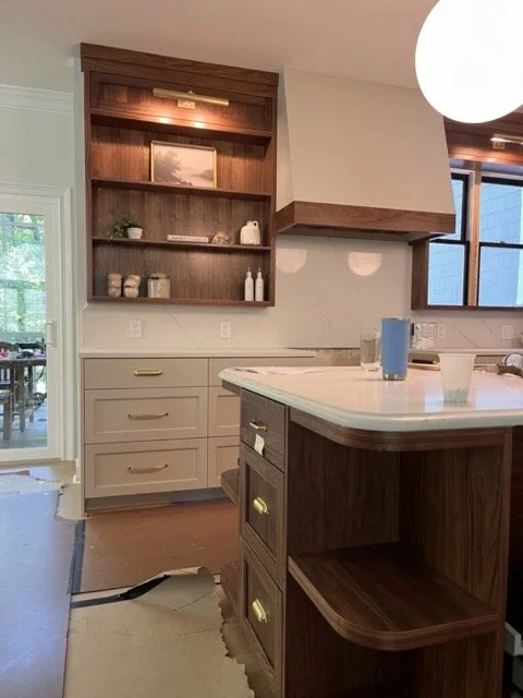 signal mountain custom cabinets island