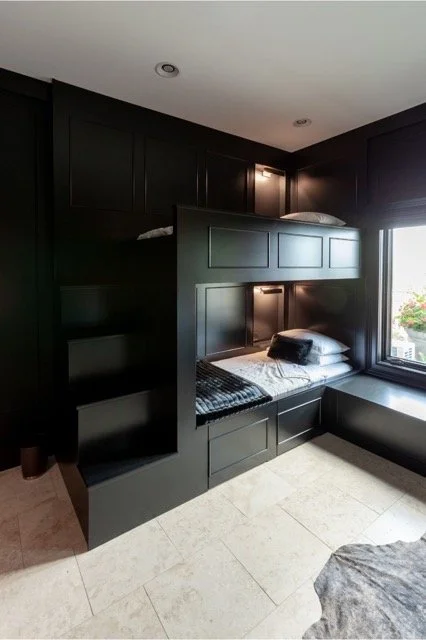 custom built in bunk bed