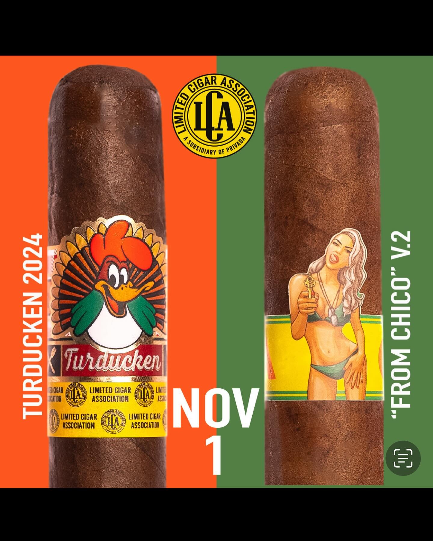 The weather is changing, the leaves 🍁 are falling and the NEW LCA&rsquo;S are Dropping Tomorrow. So save some room for these delicious treats 🎃👻 and make sure to have a Happy Halloween 🎃Weekend! 

First up is the LCA:Turducken 2024 by AJ Fernande