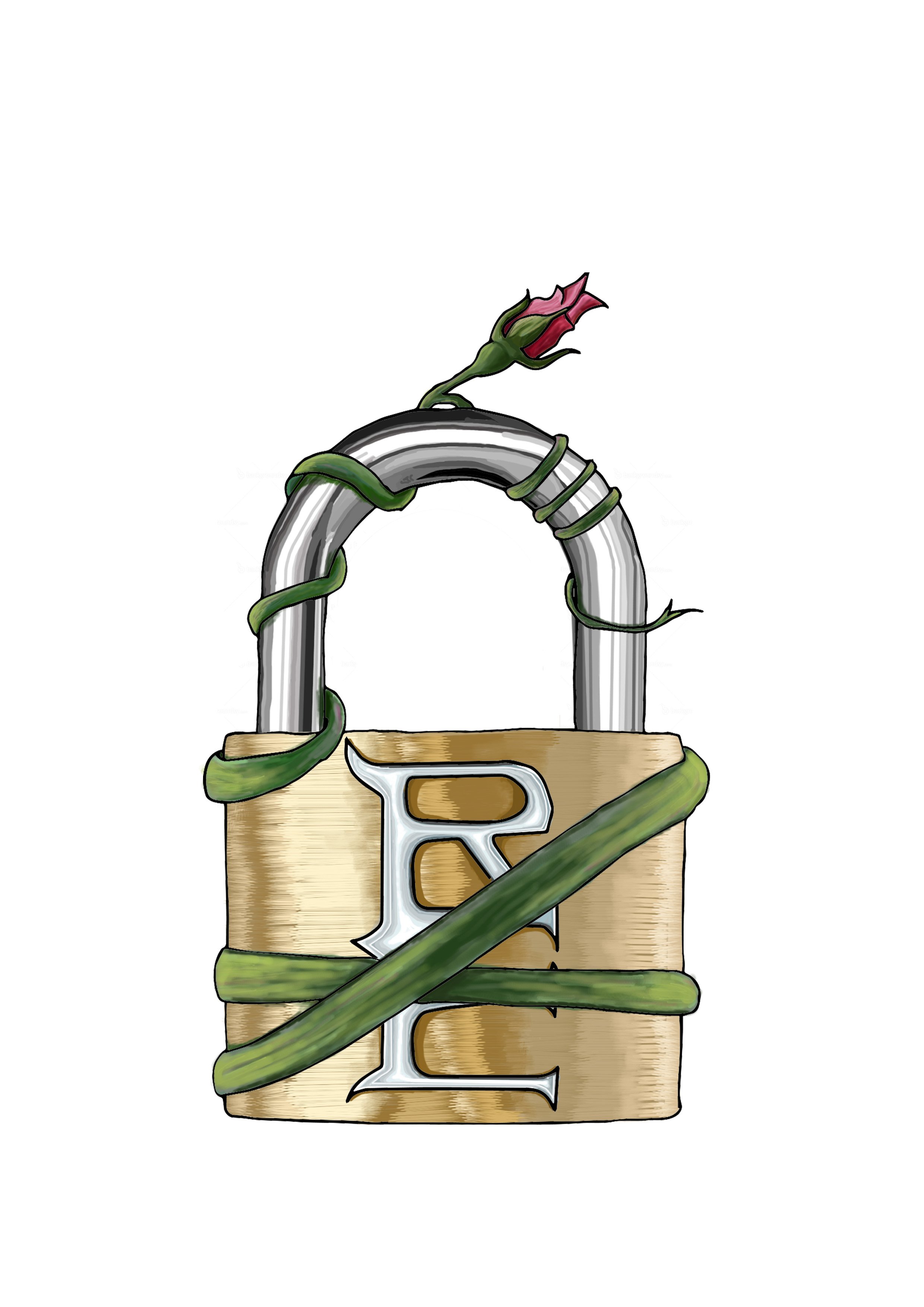 Locked. Digital - Photoshop