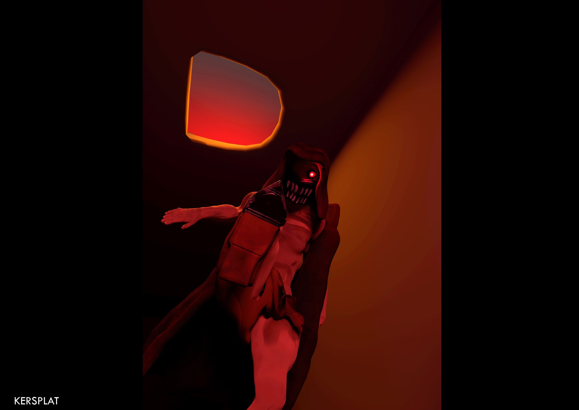 Sleepless One 2. Concept Art. Digital - Photoshop, 3D Coat, Maya