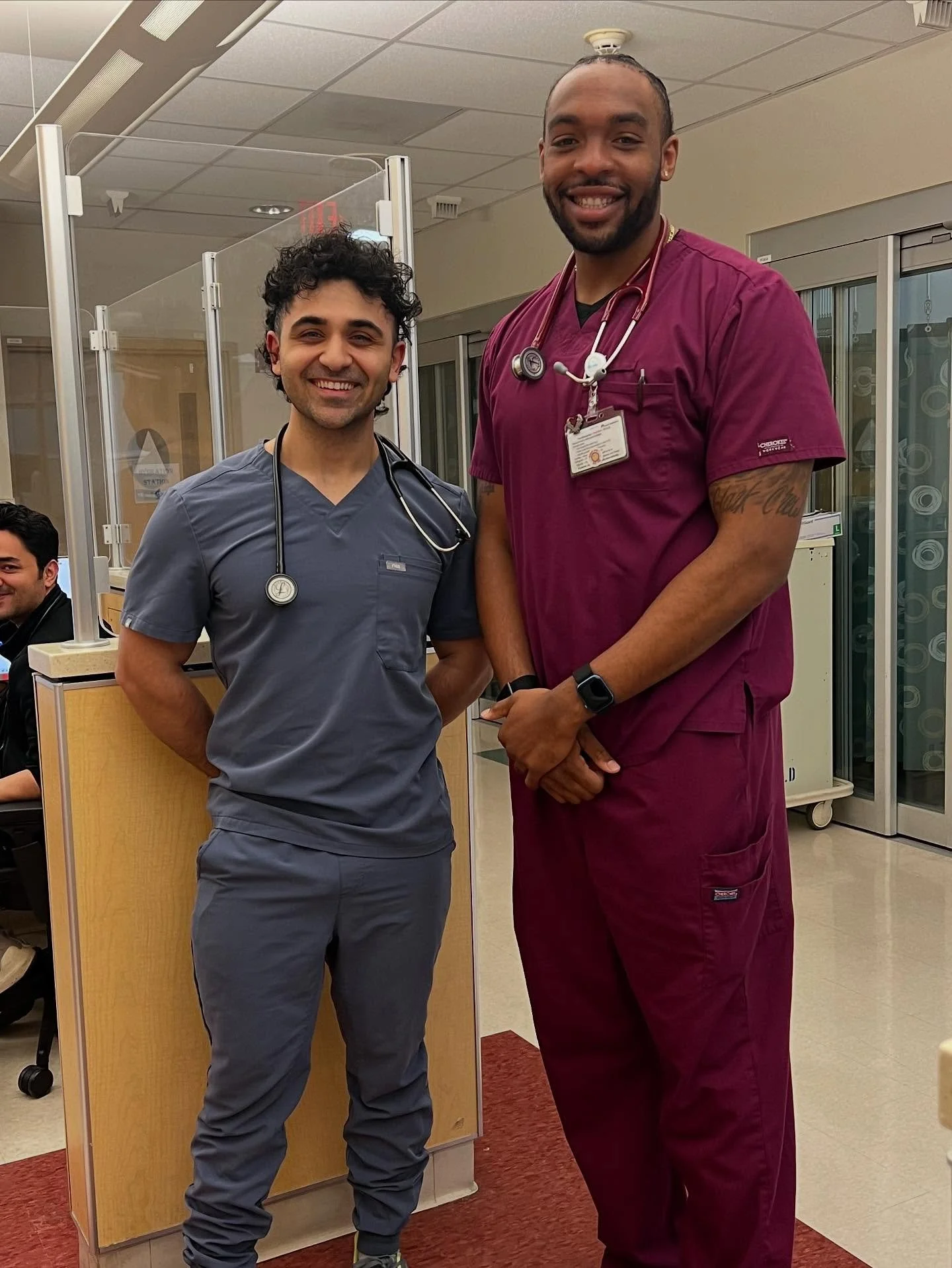 Big (not so big) and Little med student sibs!

We love having med students rotate with us. It also gives our residents an opportunity to participate in the Big/Little program, where residents are paired with a med student and mentor them during their