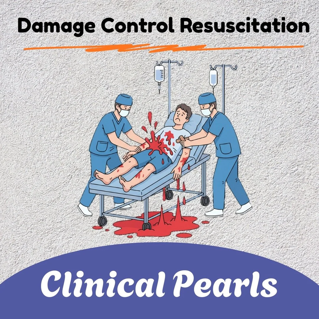🚨 Trauma Guidelines Alert!

The American Association for the Surgery of Trauma (AAST) and American College of Surgeons Committee on Trauma (ACS-COT) have released an evidence-based protocol for Damage Control Resuscitation (DCR) &mdash; guiding care