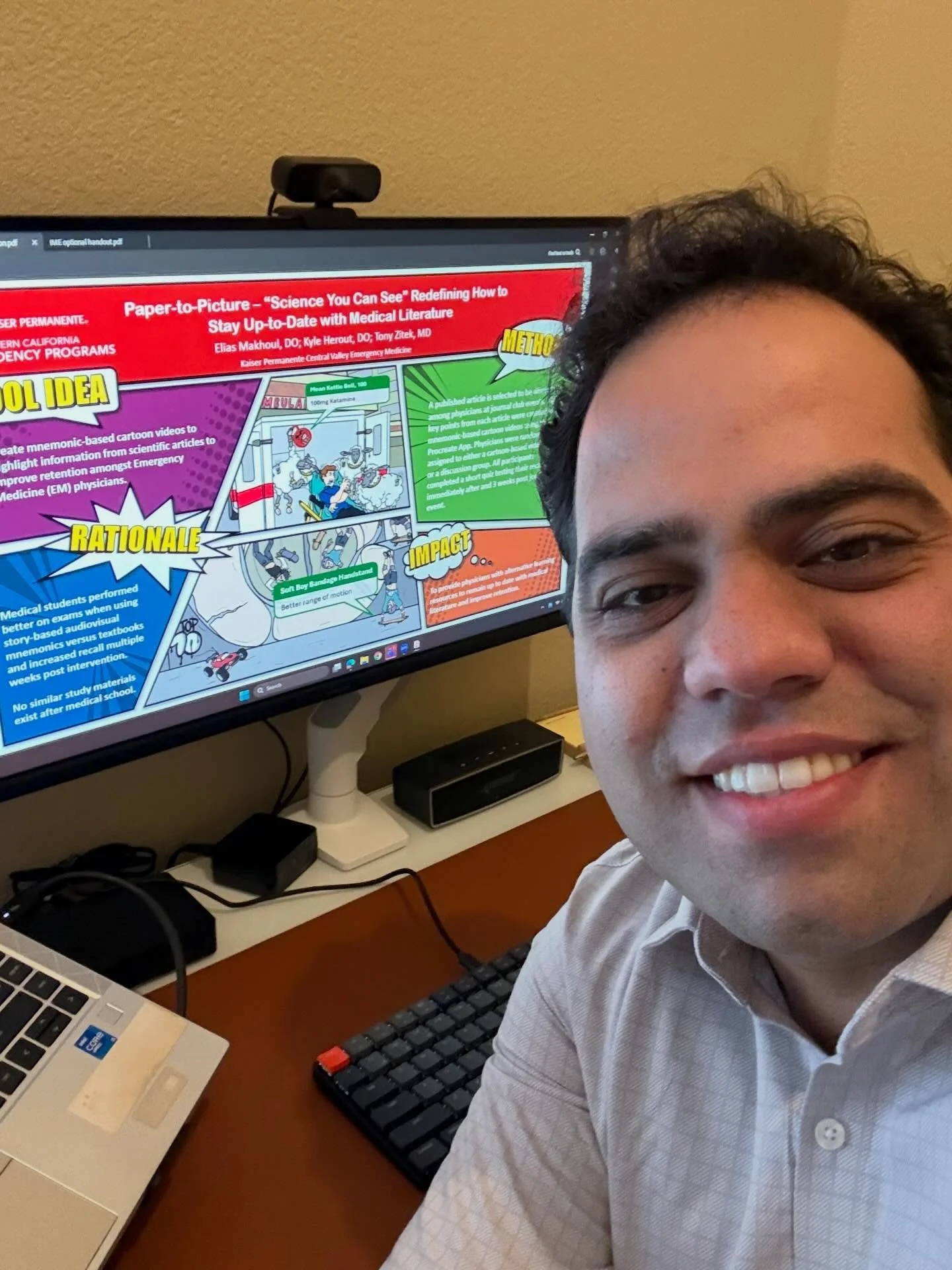 We are proud of our chief resident, Dr. Makhoul, for presenting his project at the Innovations of Medical Education conference! Our program is excited to be part of the conversation shaping the future of how we teach and learn in medicine.