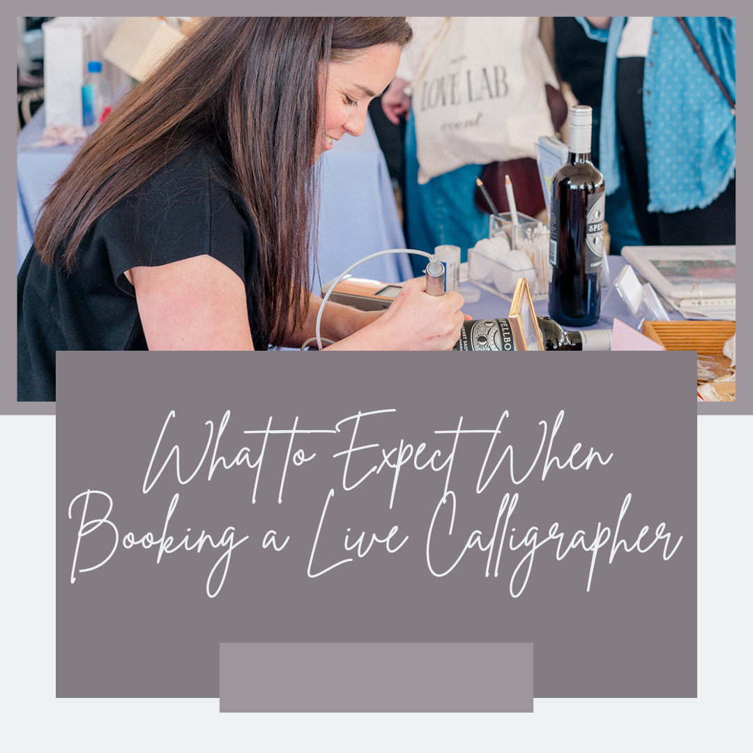 What to Expect When Booking a Live Calligraphy Artist for Your Event