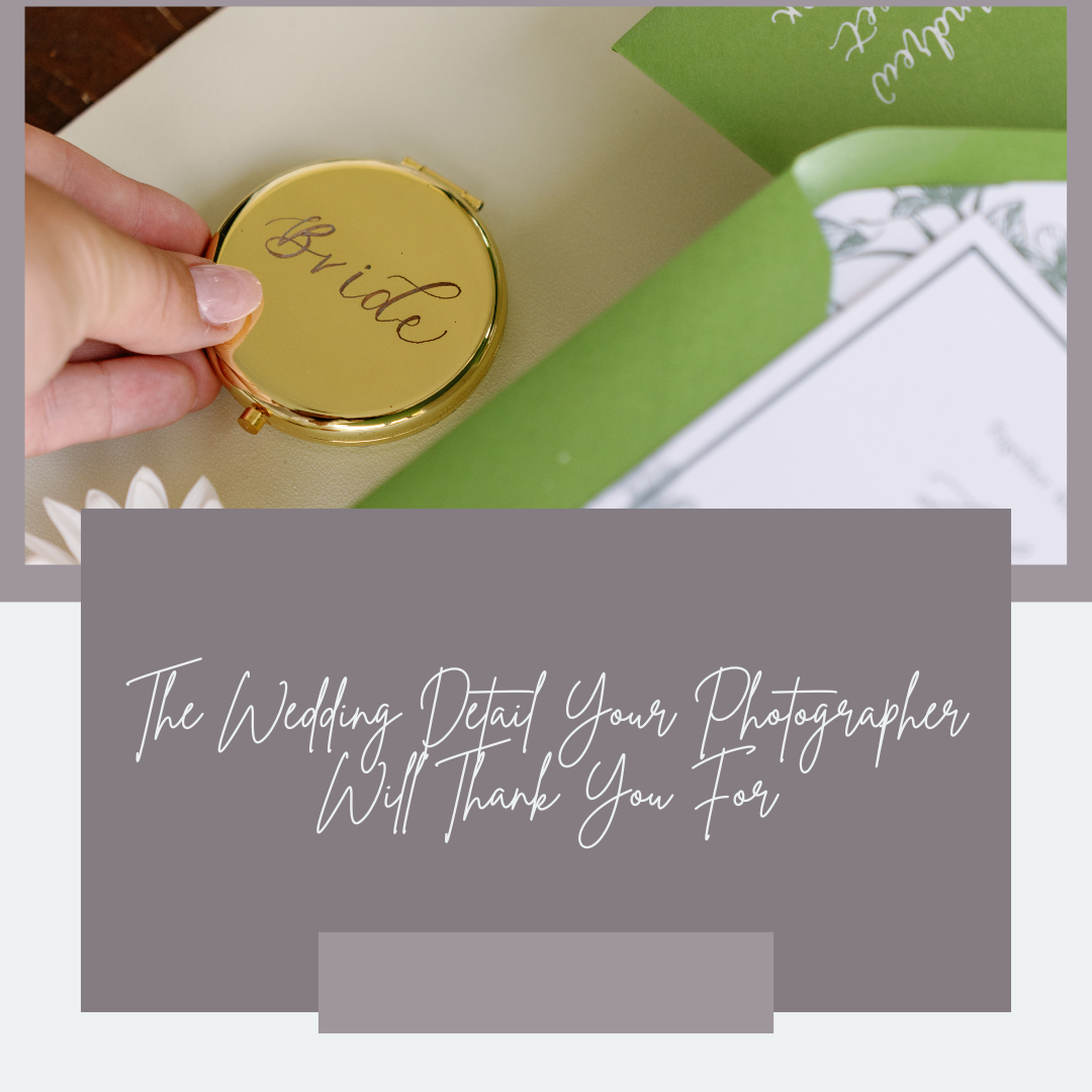 The Wedding Detail Your Photographer Will Thank You For
