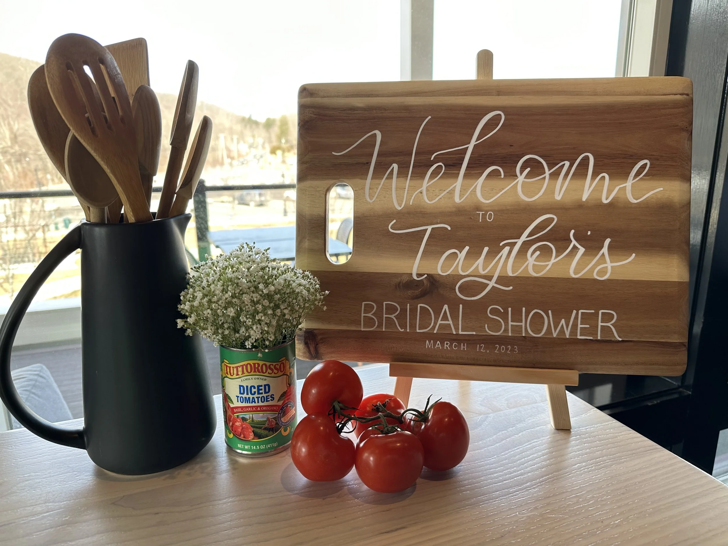 Cutting Board Welcome Sign