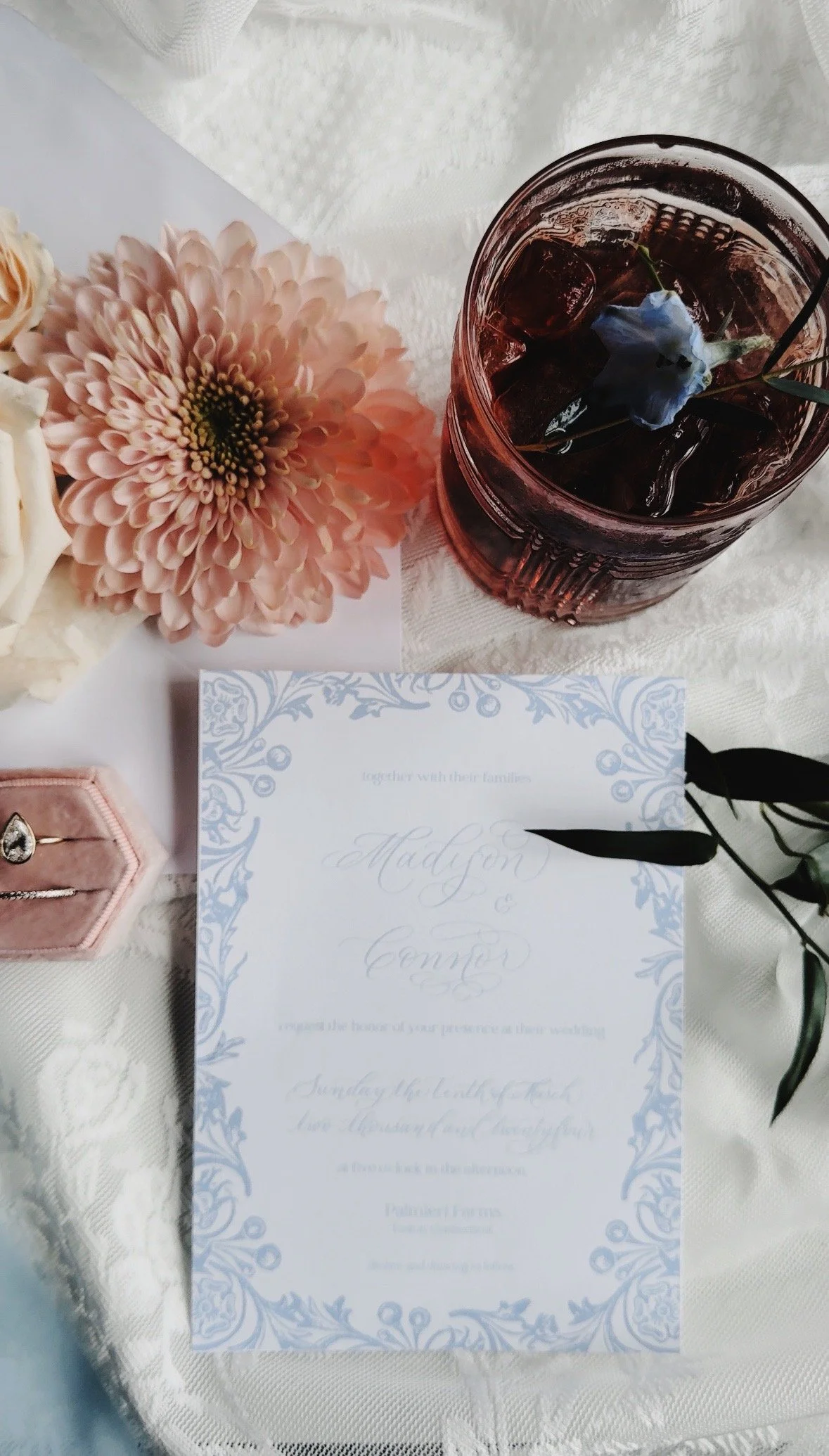 Luxury Custom Wedding Invitation Suite