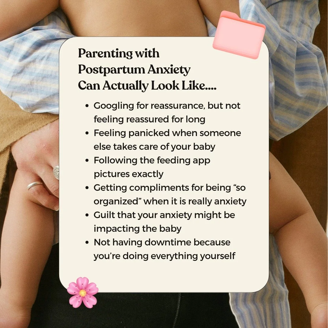 Postpartum anxiety can be sneaky because it often disguises itself as responsibility, preparation, or &ldquo;just being a good mom.&rdquo;

You know, the kinds of things we get complimented for and the things society praises.

But inside, it feels re