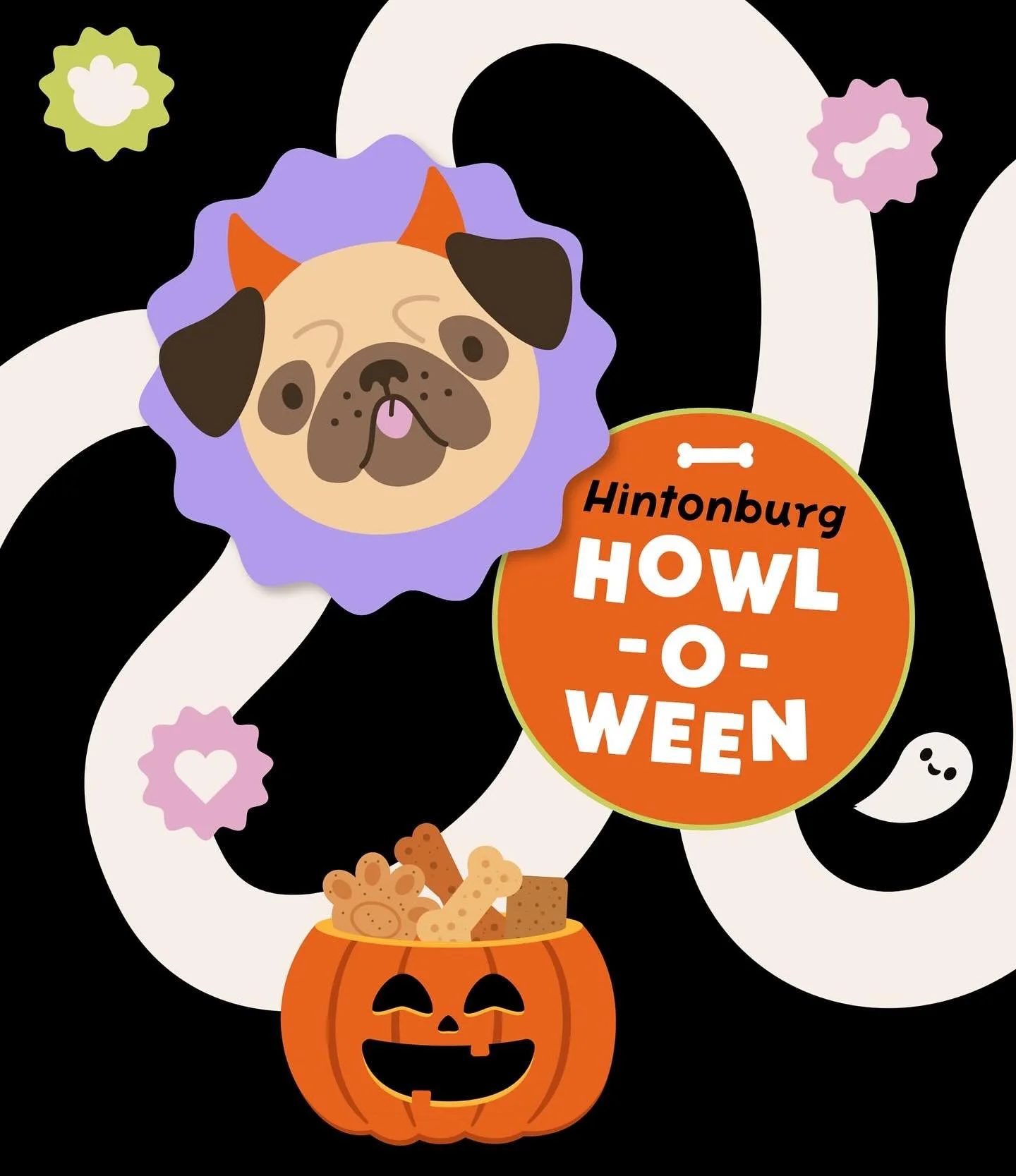 National Dog Day feels like a good time to share this! I&rsquo;ve been working away organizing my first community event! A dog Halloween party that raises money for two dog rescues! So if you like dogs, Halloween, cute branding and helping rescues pl