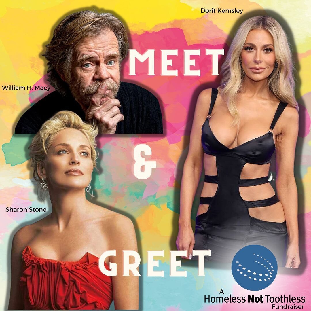 We are excited to announce our Comedy Fundraiser coming up in April! Tickets are on sale now. We are also having an awesome meet and greet opportunity before the show with @doritkemsley, @williamhmacy and @sharonstone for a very limited amount of gue