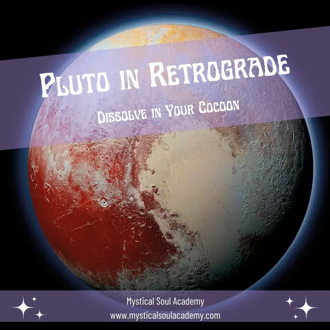 Pluto Retrograde ~ Time to Dissolve in Your Cocoon and Reflect on the Butterfly You'll Become