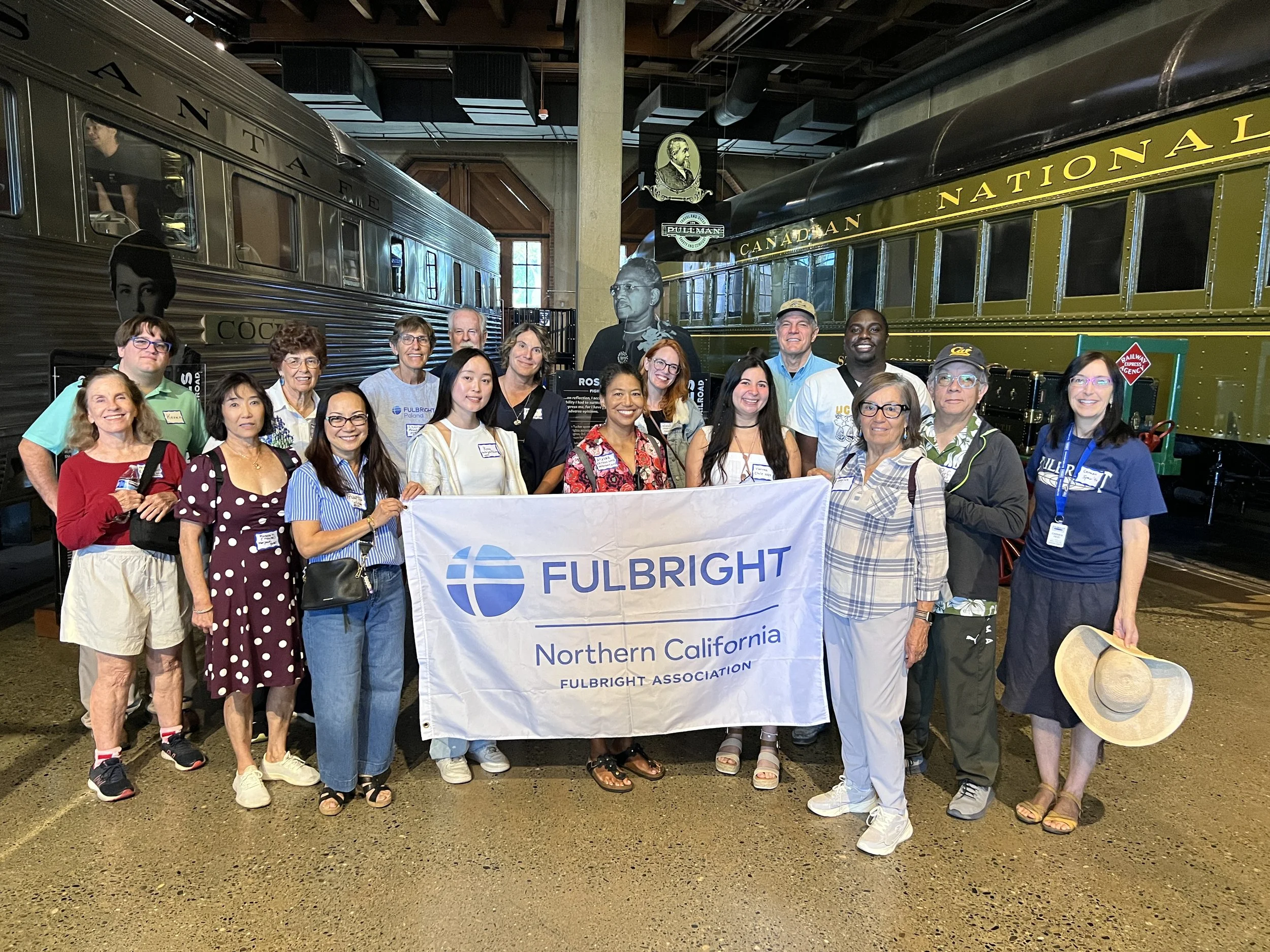 Fulbright Event at CA State Railroad Museum, Sacramento