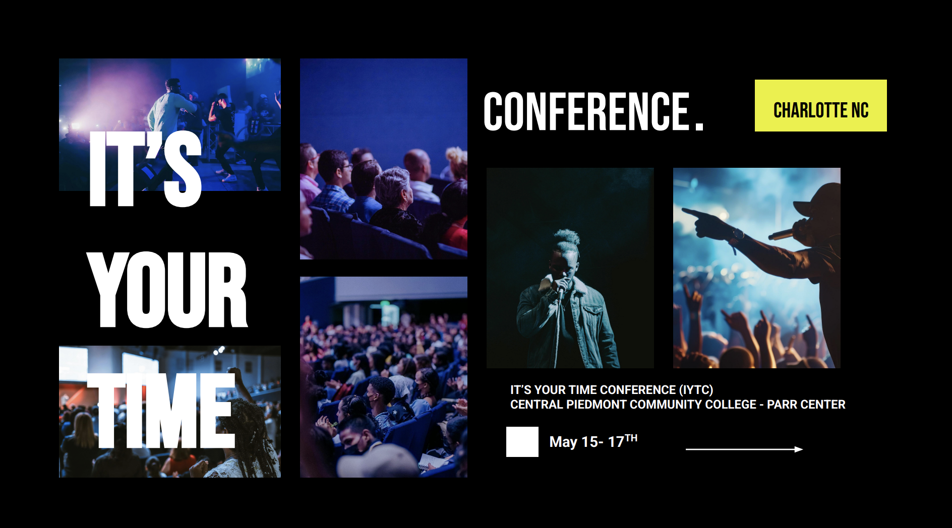 Benny Pough x It’s Your Time Conference Sponsorship  Experience Deck