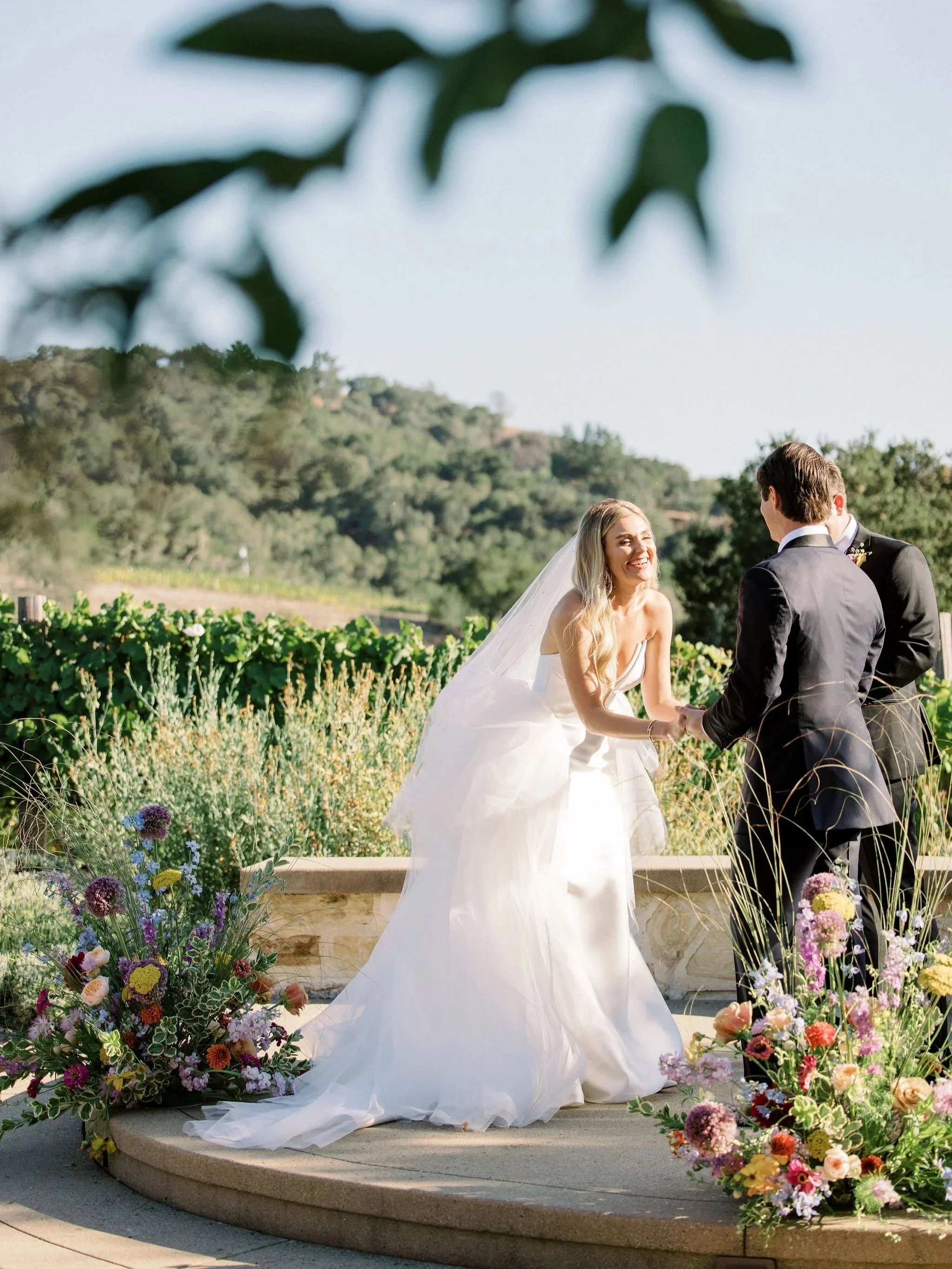 Designing Wedding Florals at Holman Ranch in Carmel Valley