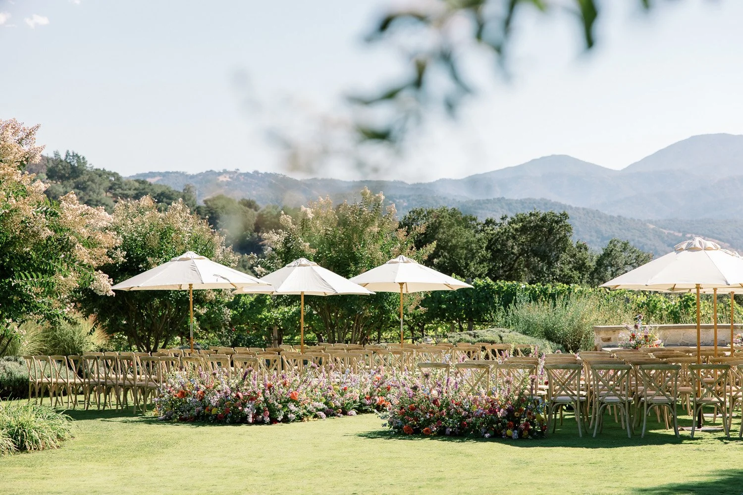 Holman Ranch ceremony flowers