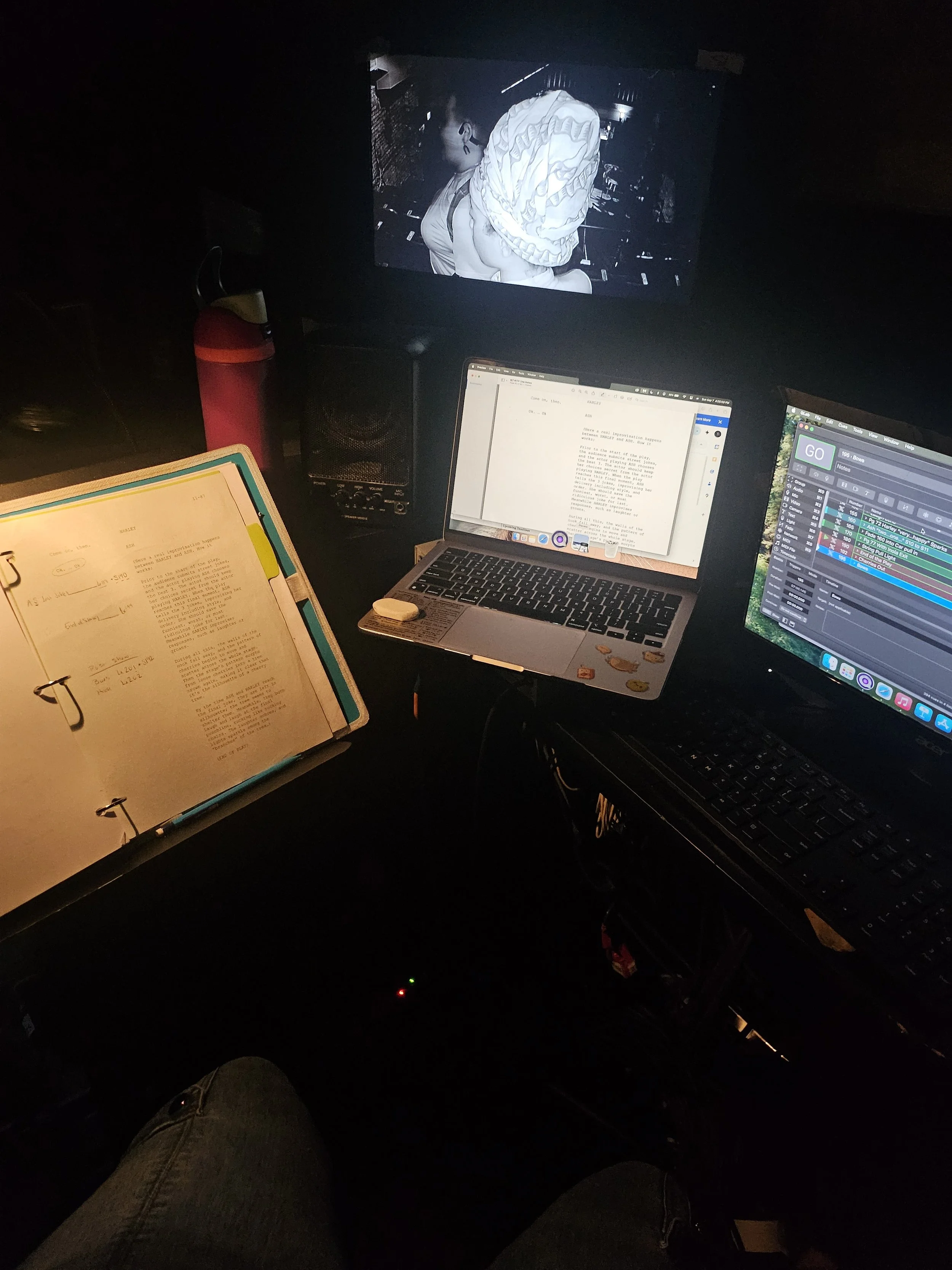 My Booth Set-up - Stage Management